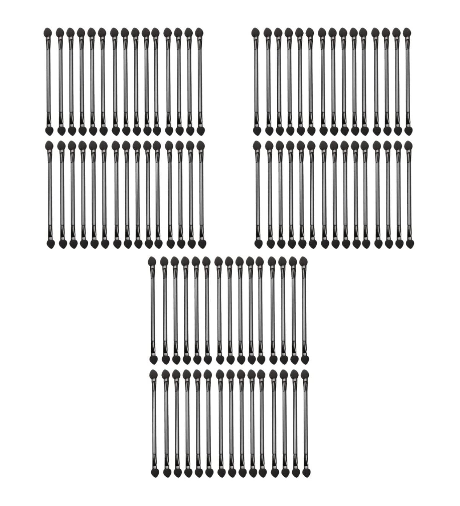 FRCOLOR 90 Pcs Disposable Double Ended Eyeshadow Brush Set - Wooden Handle Eye Makeup Applicators for Professional & Home Use - Buy Online on GoSupps.com