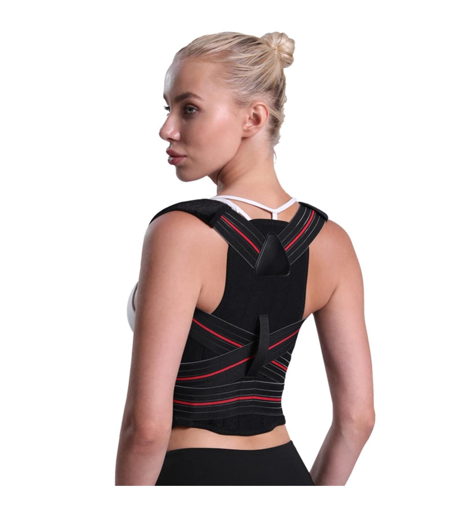 Adjustable Clavicle Posture Corrector Men Woemen Back Brace Shoulder Lumbar Support Belt Corset Posture Correction Health Care (Size : Medium) Large - Buy Online on GoSupps.com