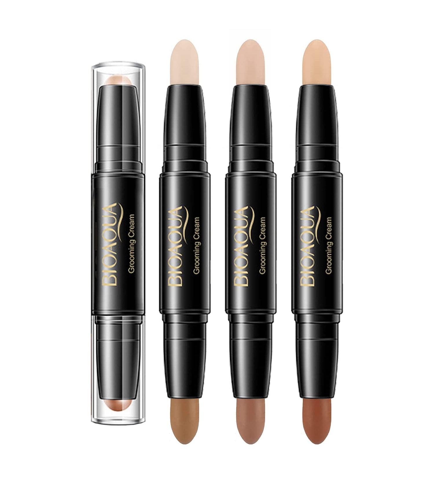 Dual-Ended Highlight Contour Stick Set - Cream Highlight & Bronzer Stick Kit - Buy Online on GoSupps.com