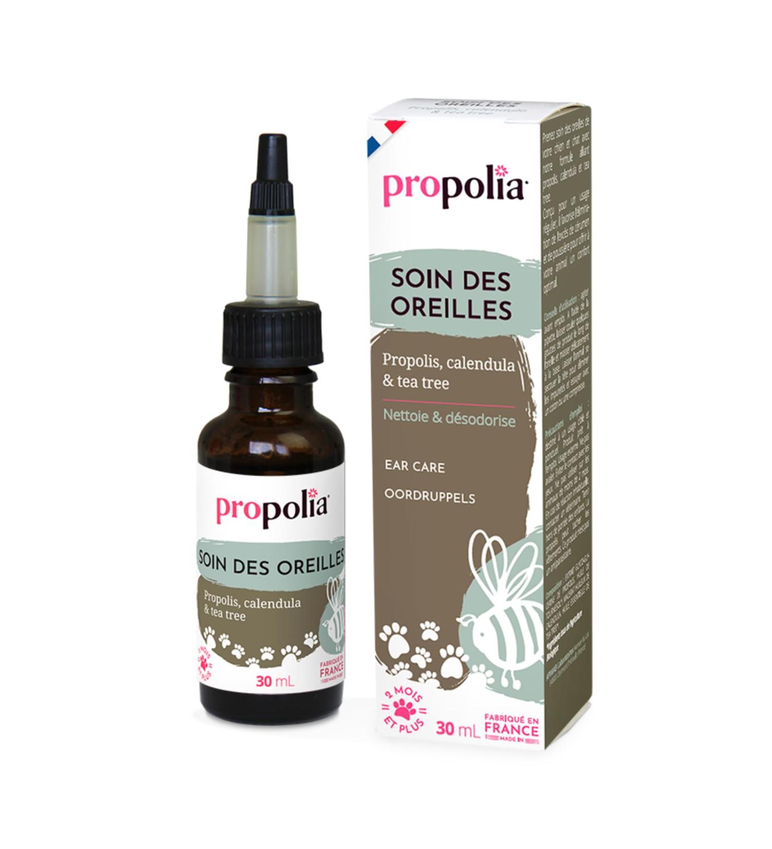PROPOLIA - Ear care for dogs and cats - Propolis Calendula & Tea tree - Made in France - 30 ml - Buy Online on GoSupps.com