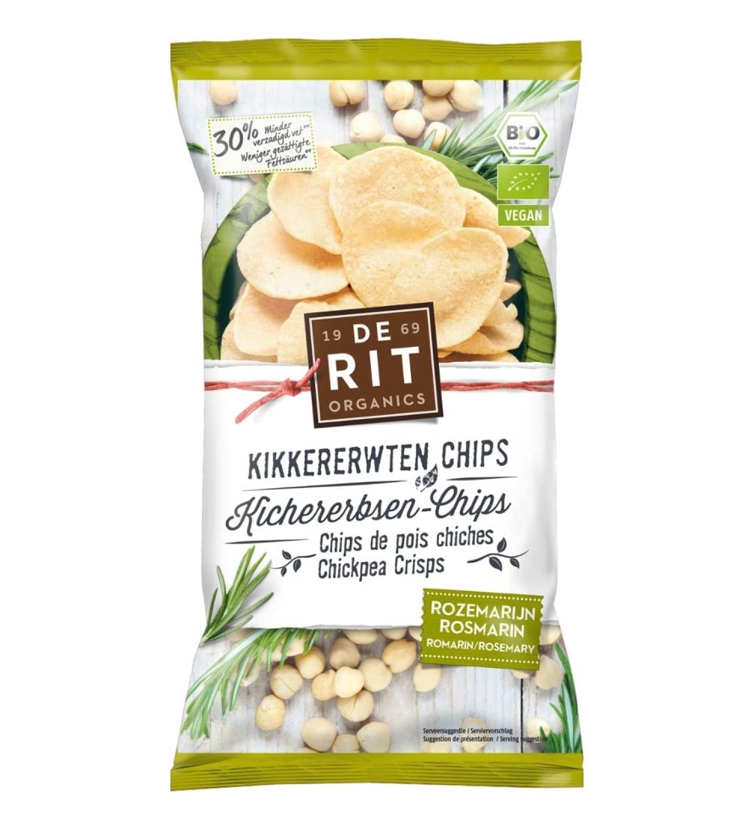 De Rit De Rit - Pack of 8 Rosemary Checkers - 75g