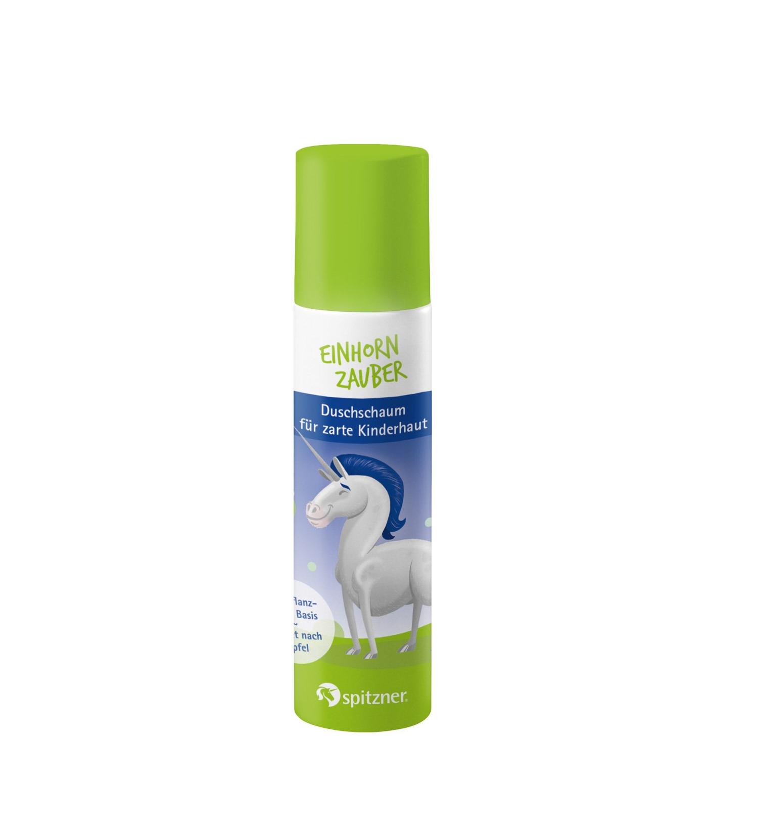  spitzner Spitzner Children's Shower Foam Magic Unicorn 75ml Magic Green Foam Shower with Apple Fragrance Gentle Cleansing Foam for Sensitive Skin 100% Vegan - Buy Online on GoSupps.com