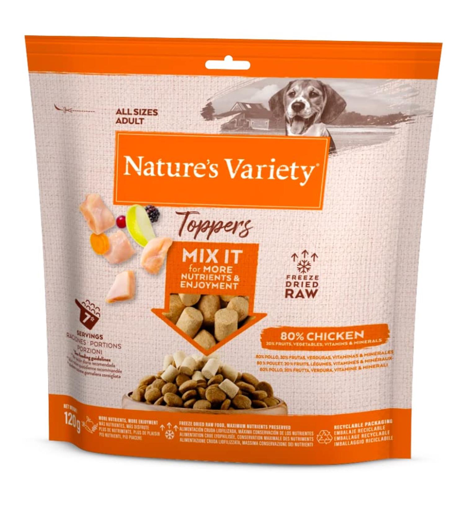 Nature's Variety - Freezed Dried - Dog Toppers with Chicken - 15 g