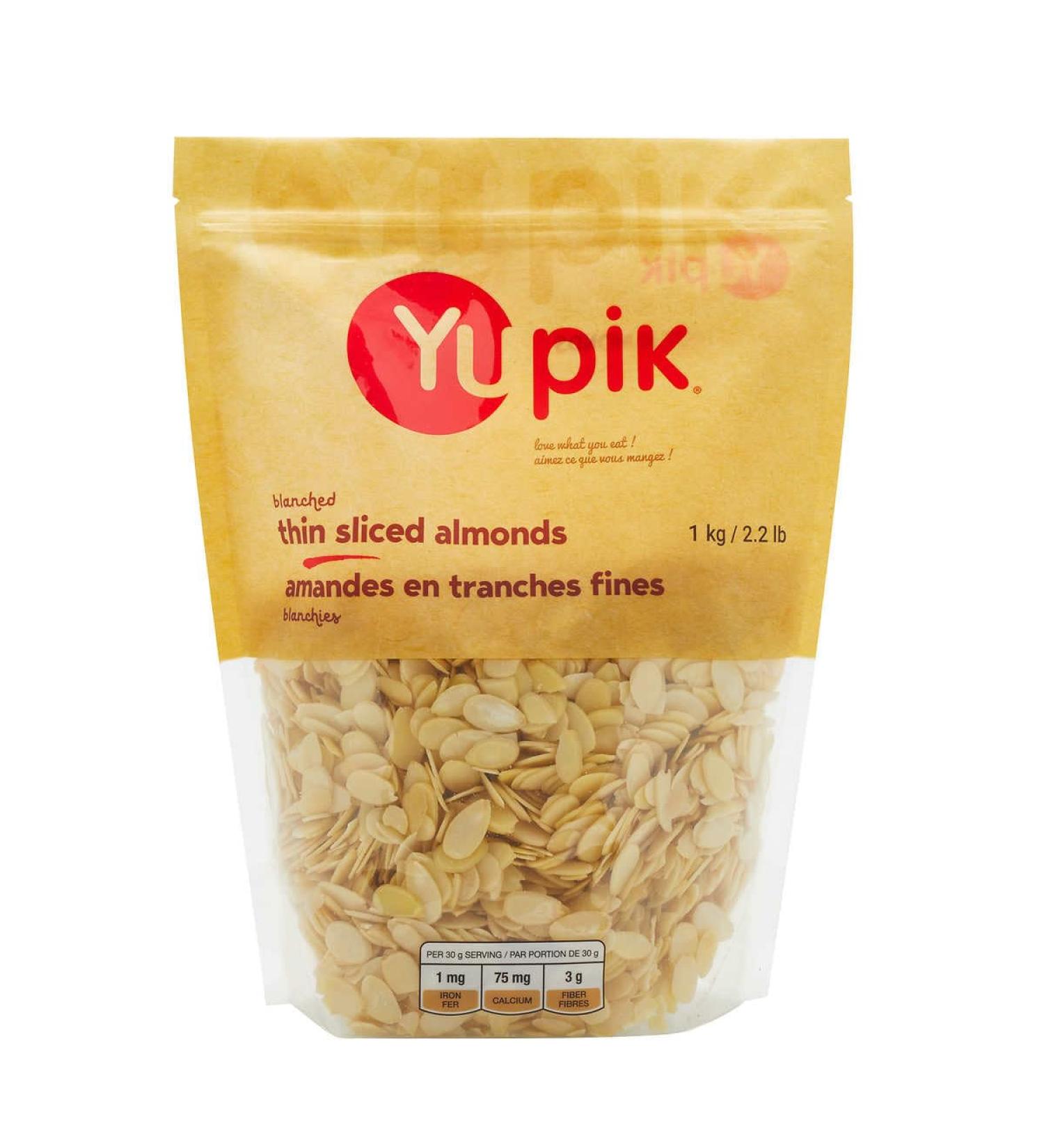 YUPIK BLANCHED Sliced Almond 1 KG - Buy Online on GoSupps.com