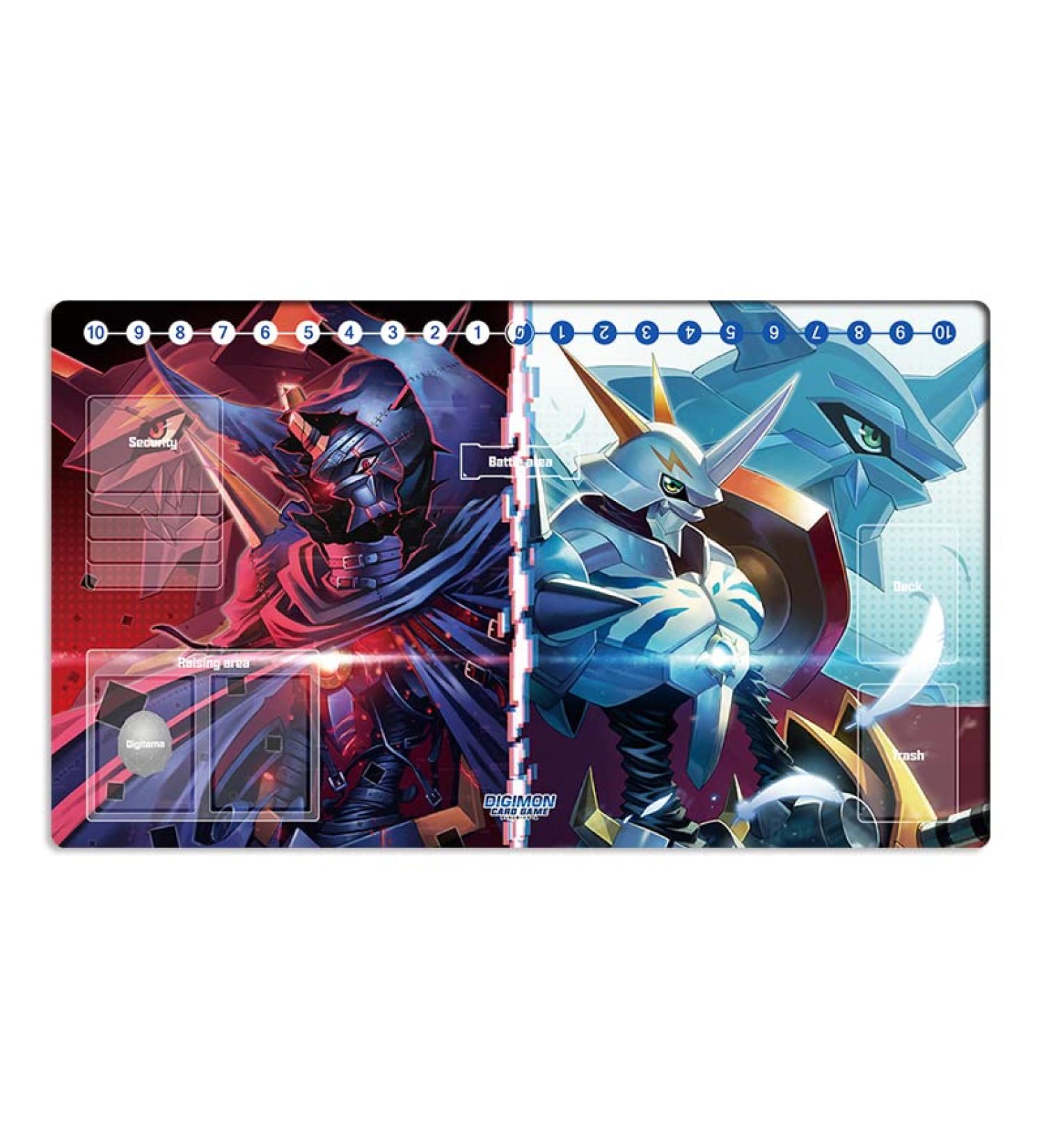 Digimon Omnimon DTCG Duel Playmat + Free Bag (ZD002-582-SM) - Trading Card Game Mat for TCG/CCG - Buy Online on GoSupps.com