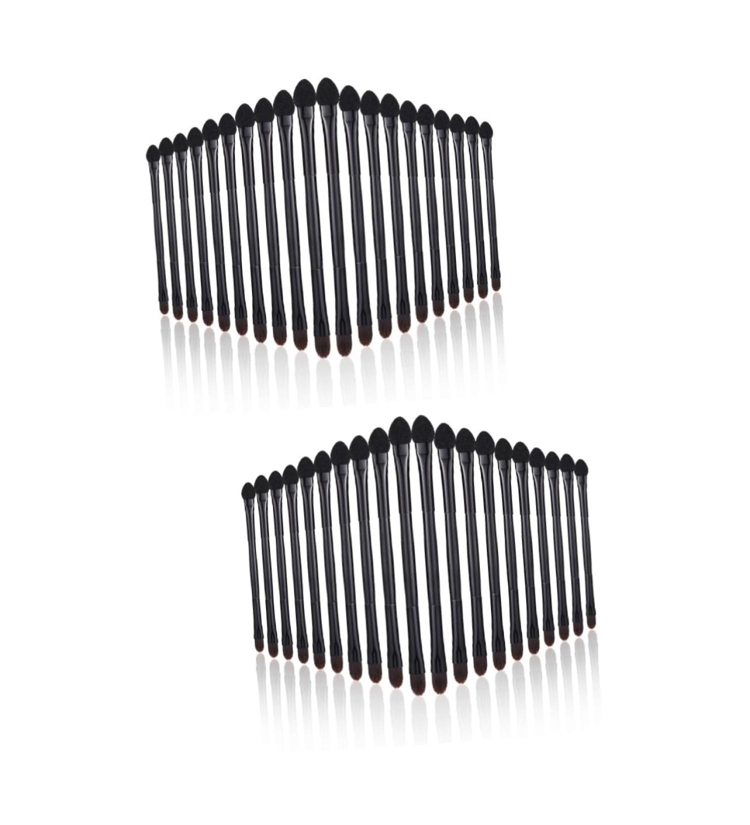 FOMIYES 40 Pcs Double Eye Shadow Makeup Eyeshadow Disposable Face Sponges Brush for Makeup Make up Miss Set - Buy Online on GoSupps.com