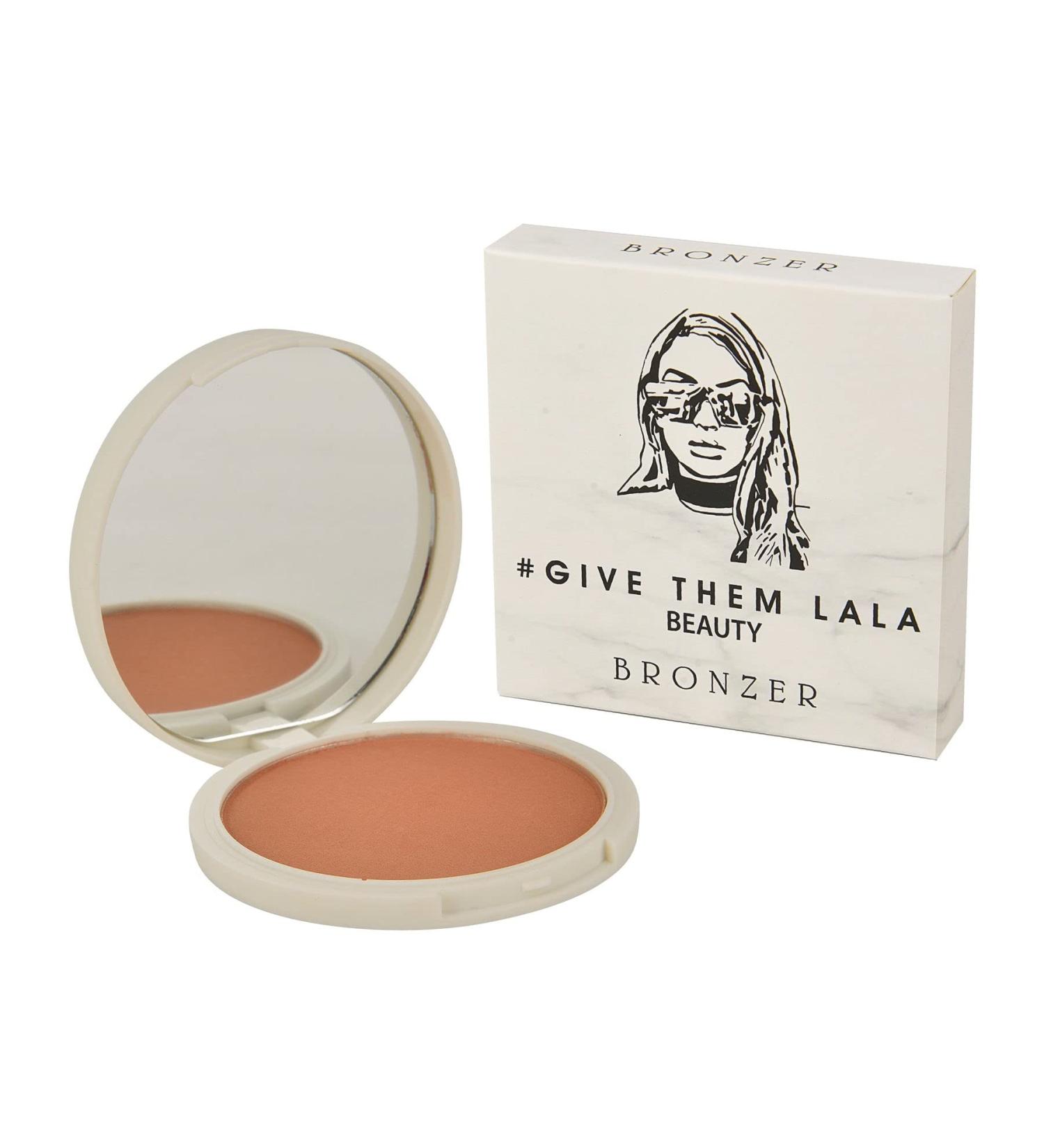 Give Them Lala Beauty Bronzer Powder - IBIZA Tan Matte Bronzer - Cruelty-Free Contour & Blush Bronzer - Buy Online on GoSupps.com