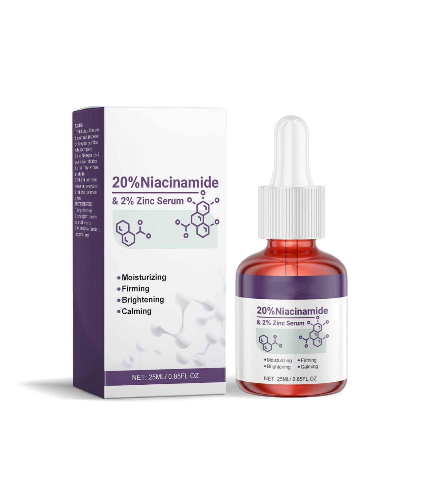 20% Niacinamide Zinc PCA Serum for Face, Facial Serum to Minimize Pores, Even Skin Tone & Boost Radiance, Oil Control, Gentle Formula with Aloe for Smooth & Glow Skin - Buy Online on GoSupps.com