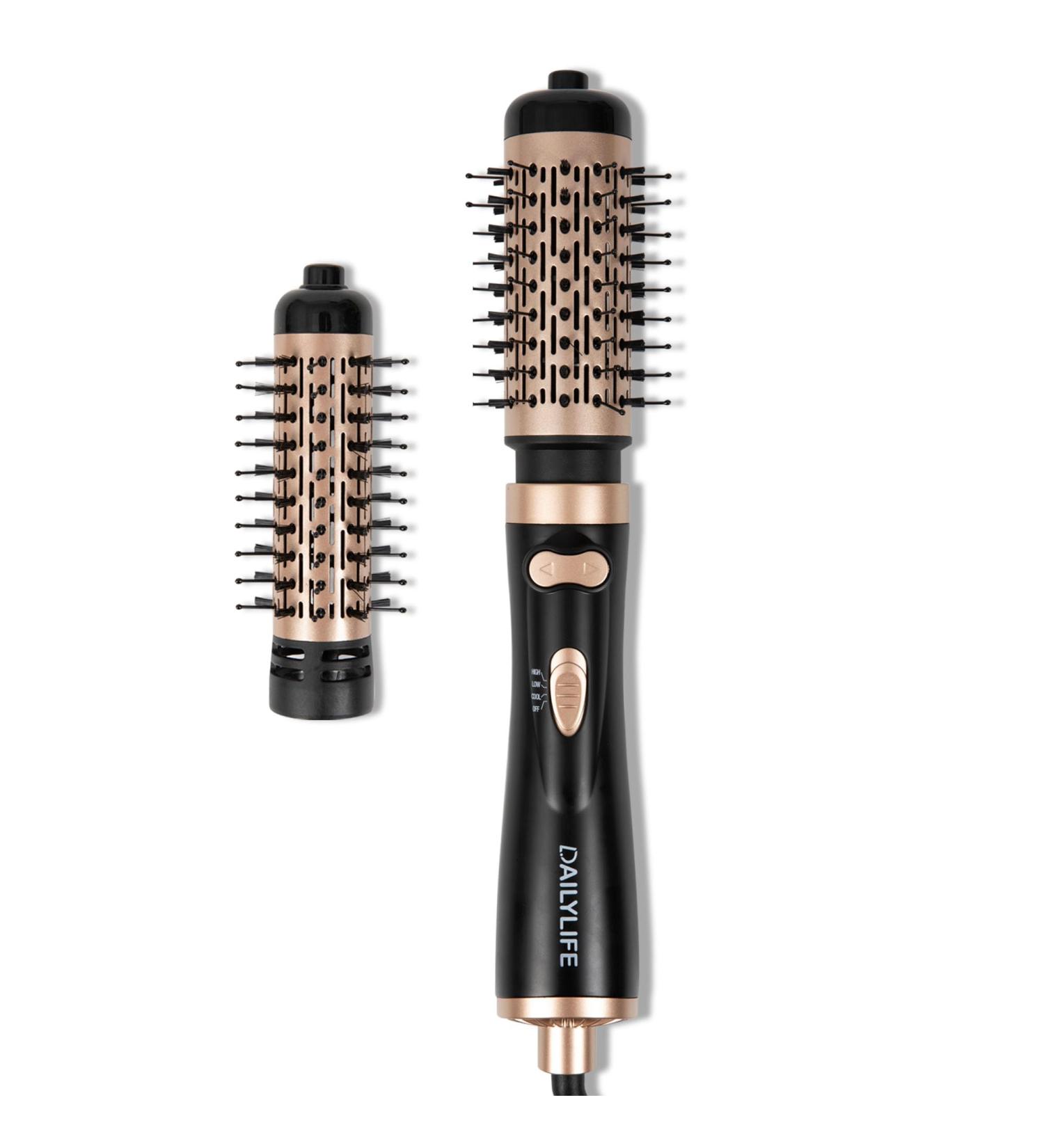 DAILYLIFE Rotating Hair Dryer Brush | Professional 2-in-1 Ionic Blow Dryer & Volumizer | International Shipping Available - Buy Online on GoSupps.com
