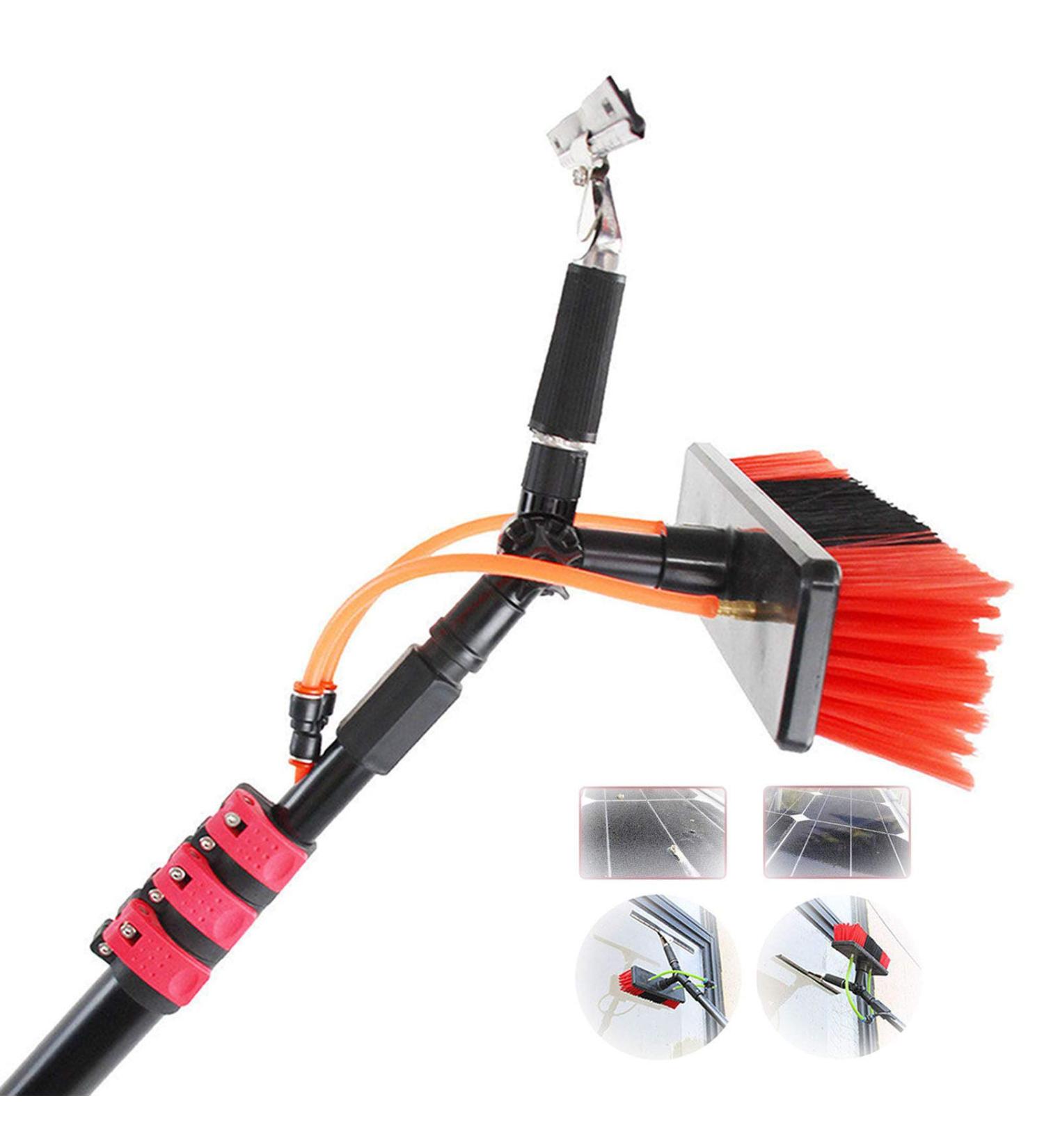 Window Cleaning Equipment Window Cleaning Brush Extension Cleaning Pole 3.6M-9M Waterfed Telespole System For Photovoltaic Panel Cleaning Trucks Windows Window Glass Wall/20Ft/6M - Buy Online on GoSupps.com