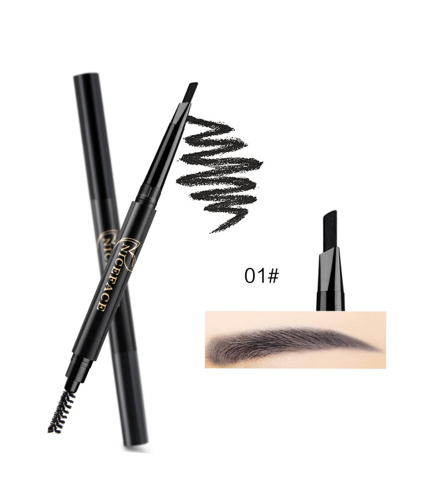 Precision Black Eyebrow Pencil - Waterproof, Double-Ended & Cruelty-Free - Buy Online on GoSupps.com