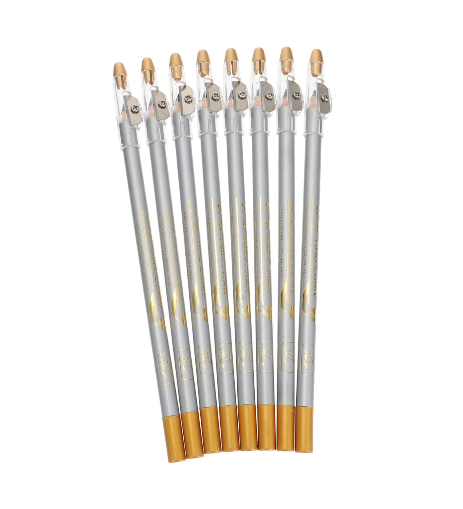DOITOOL 24 pcs Eyebrow Eyeliner Women Strokes Makeup with Pencils -in- Brighten Sharpener Girls Pen Tool 1 count (Pack of 1) As Shownx3pcs - Buy Online on GoSupps.com