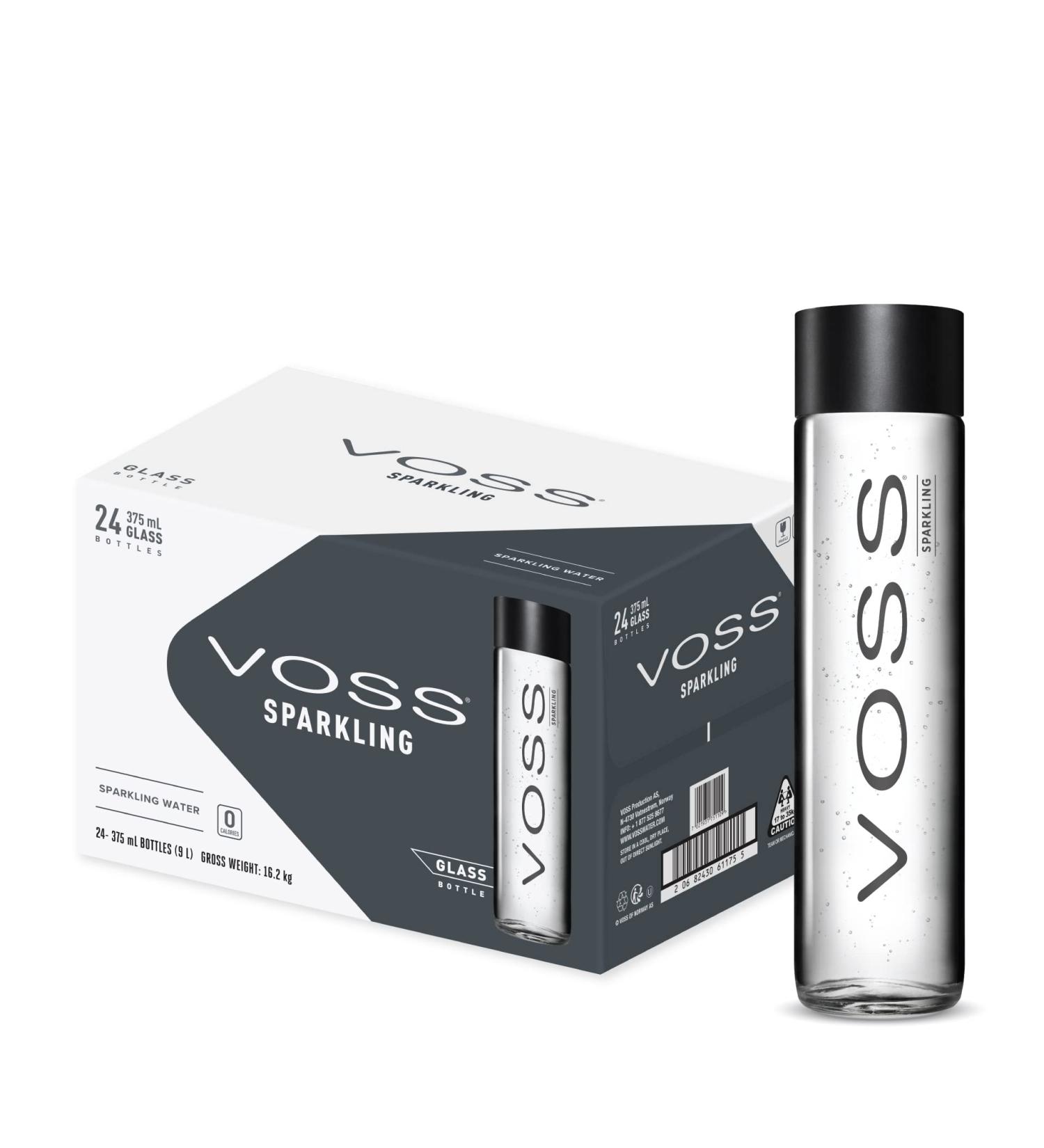 Buy Voss Sparkling Water - 24 x 375 ml | Premium Quality International Shipping - Buy Online on GoSupps.com