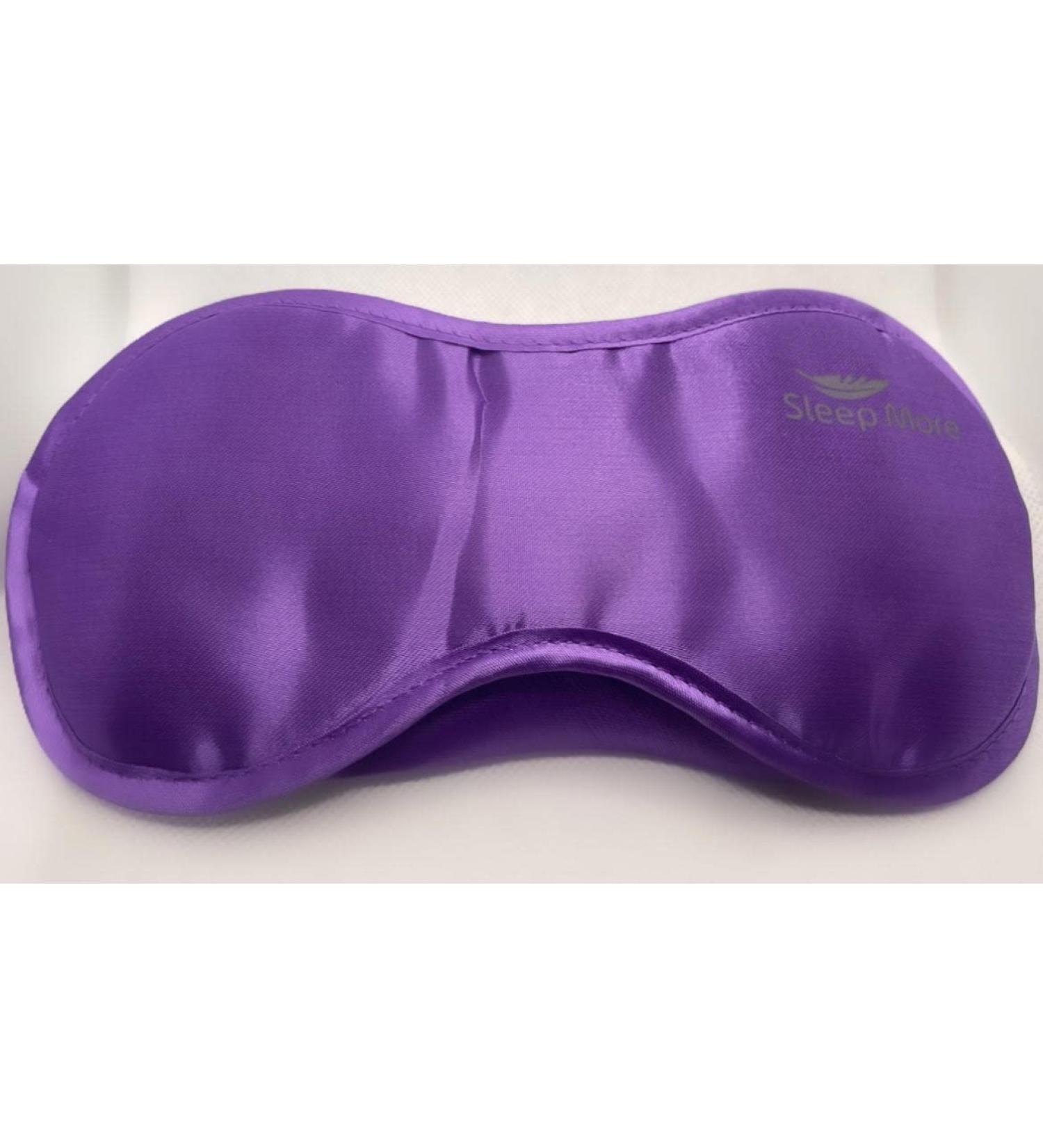 Sleep More Large-XL Sleeping Mask for Men or Women with Free Purple Satin Bag - Natural Rest Aid for Insomnia - Buy Online on GoSupps.com