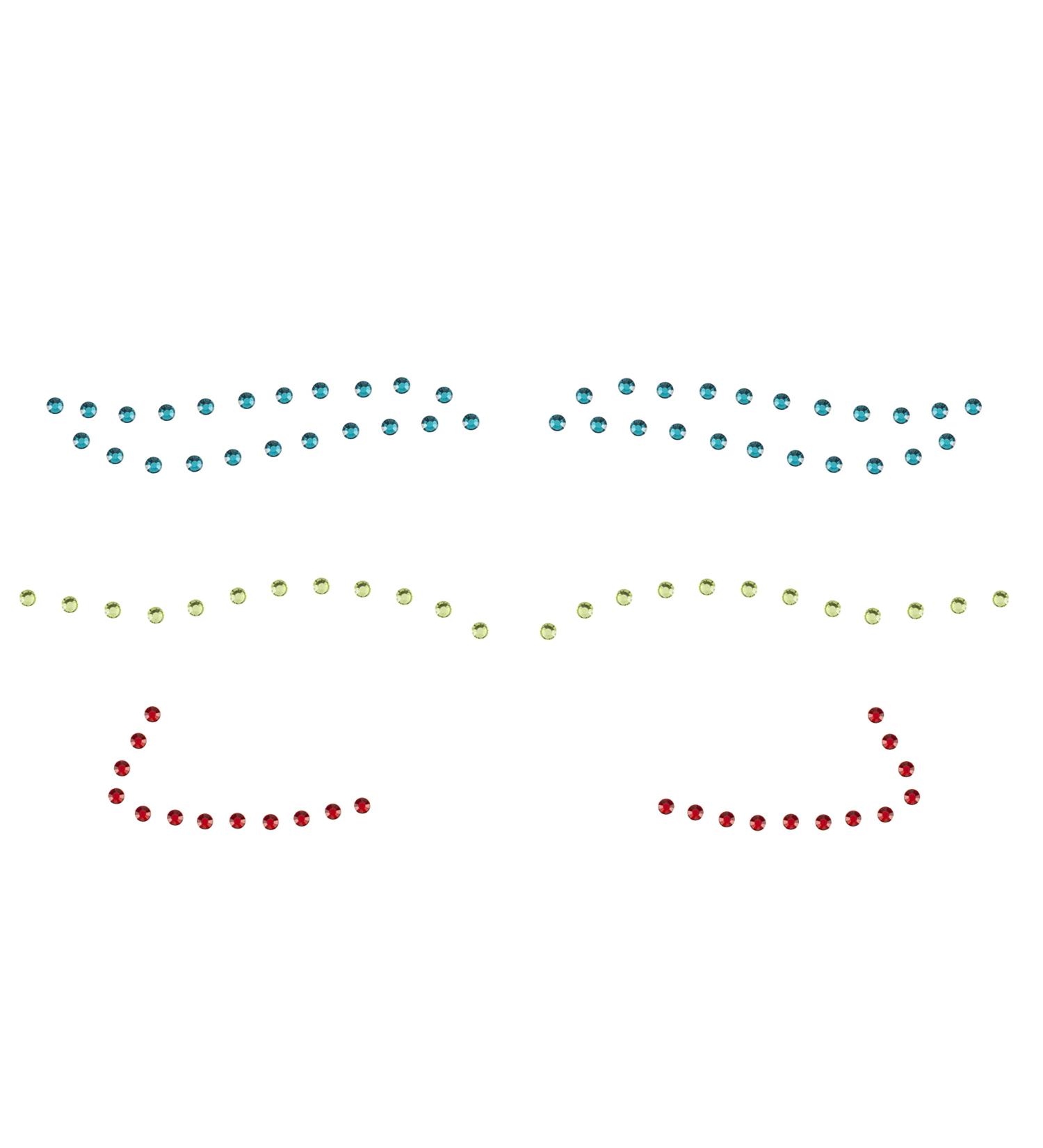 PaintLab Eye Gems - Self-Adhesive Rhinestones for Makeup, Face Jewels for Beginners, Kids, Teens, and Women - Flurry - Buy Online on GoSupps.com