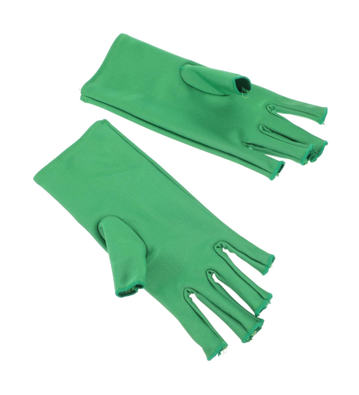 FOMIYES 2 Pairs Nail Gloves Sleeves Gloves Uv Protection Care Glove Half Finger Stretchy Gloves Manicure Shield Gloves Anti Uv Gloves Elastic Spandex Anti- - Buy Online on GoSupps.com