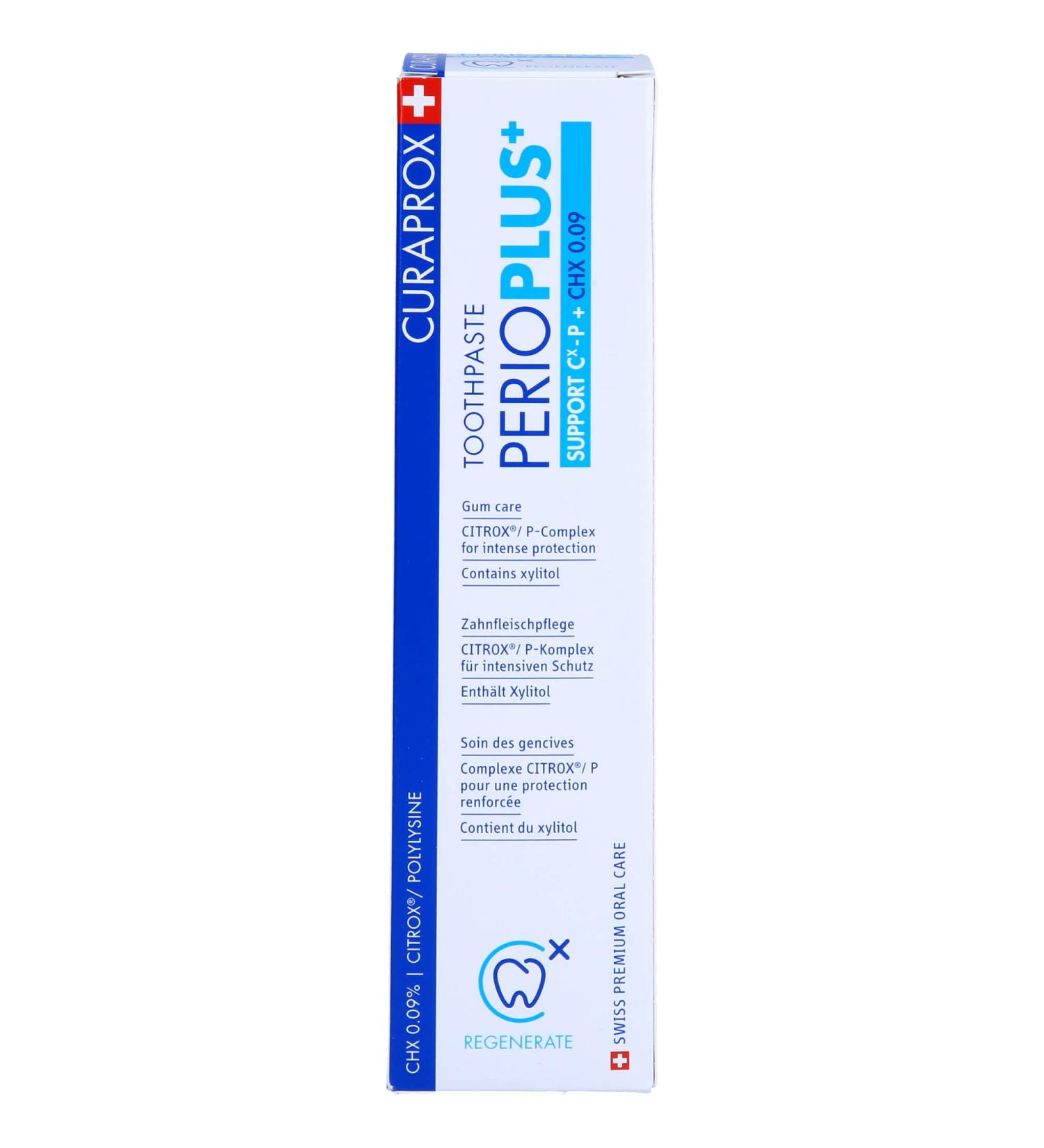 CURAPROX Perio Plus+ Support Toothpaste 75 ml - Optimal Oral Care for Healthier Gums | International Shipping Available - Buy Online on GoSupps.com