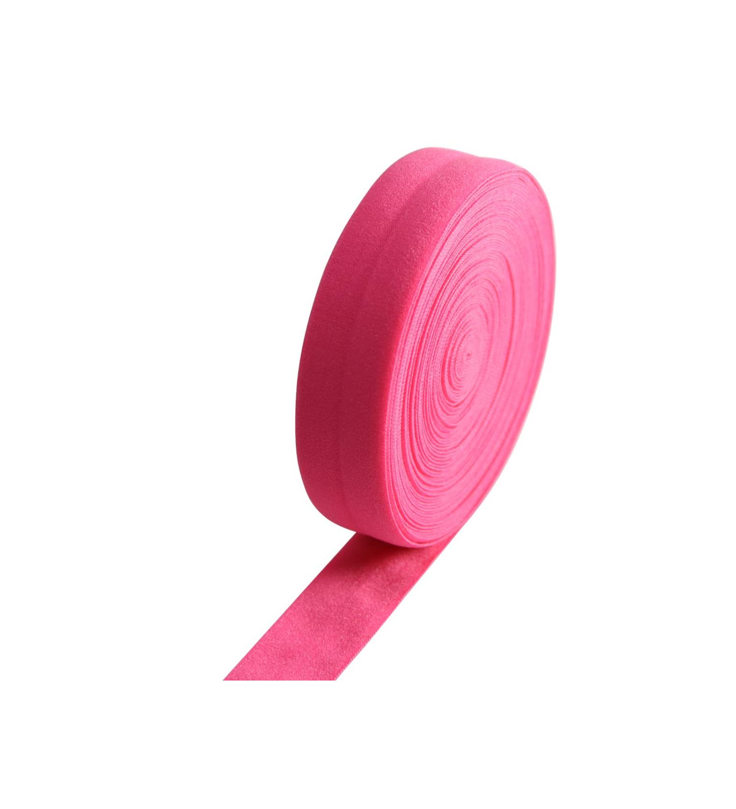 JESEP Fold Over Elastic 3/4'' 20mm Stretch FOE Ribbon for Headbands - Rose - Buy Online on GoSupps.com