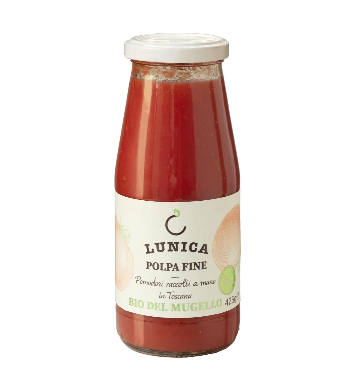  Lunica Lunica - Organic tomato pulp | Organic produced in Tuscany | 425 Gr - Buy Online on GoSupps.com