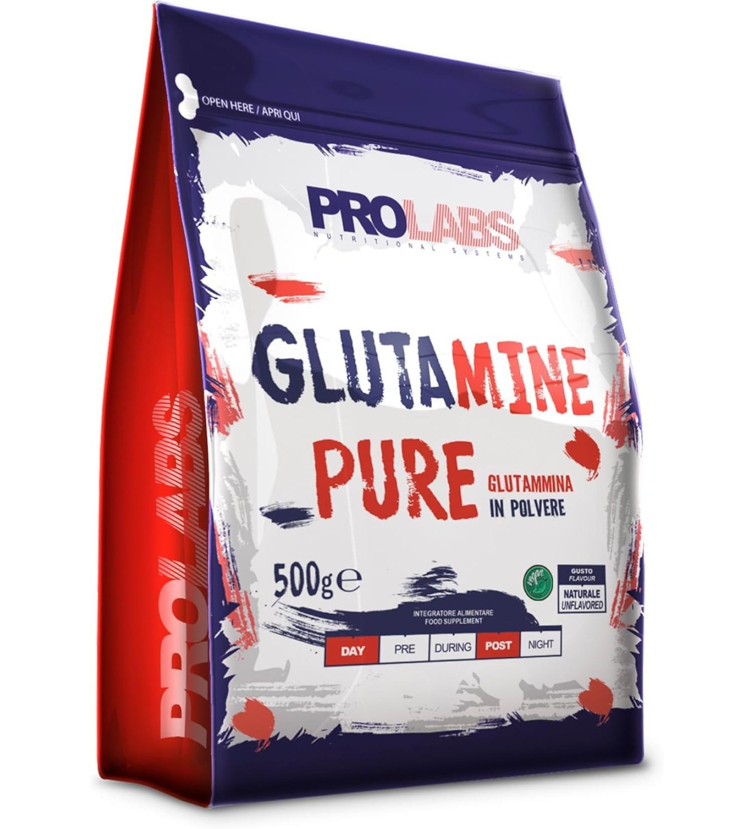 Prolabs Pure Glutamine 500 grams natural glutamine - glutamine powder