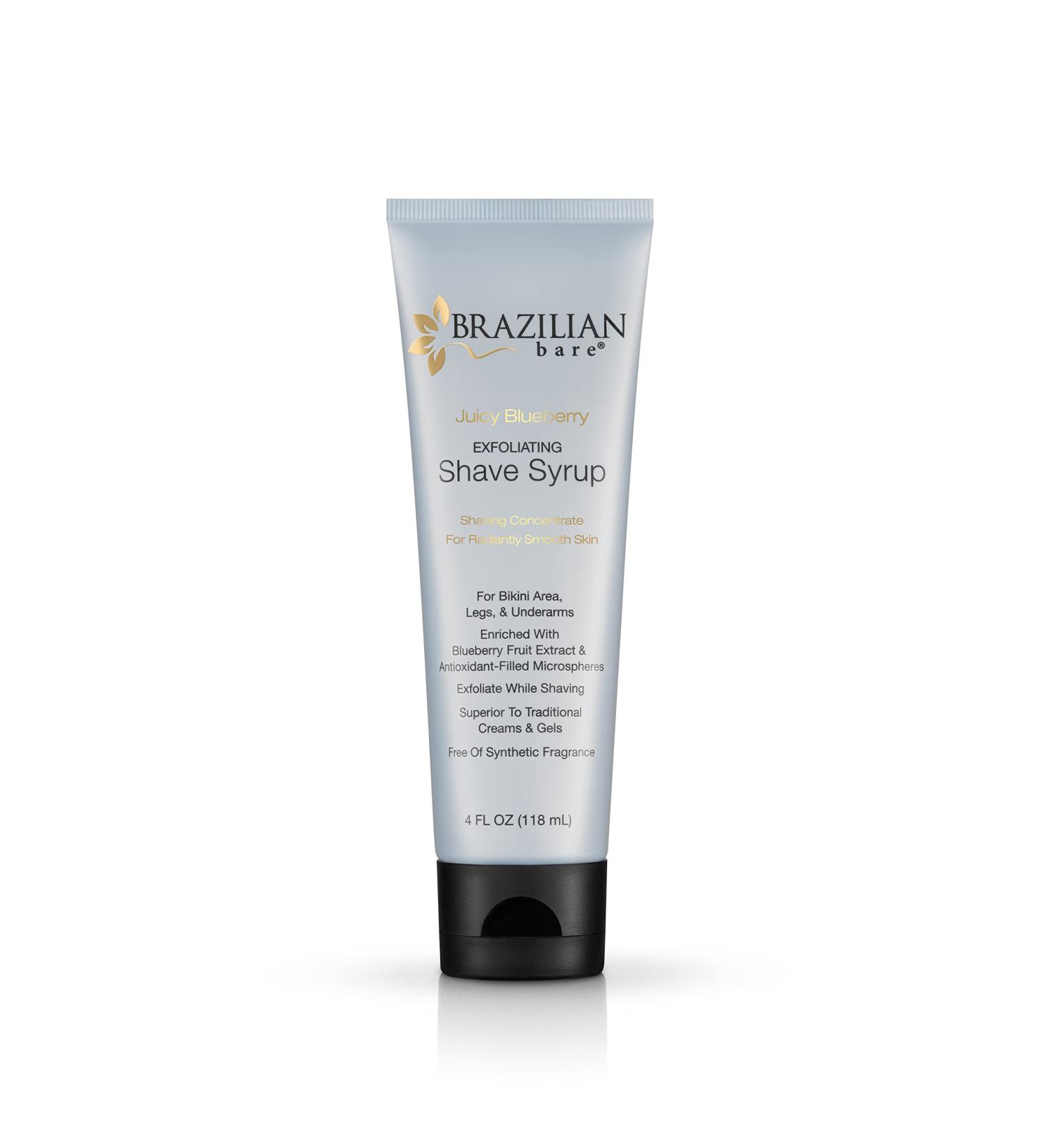 Brazilian Bare Juicy Blueberry Exfoliating Shave Syrup - Smooth and Nourishing Shave Experience - Buy Online on GoSupps.com