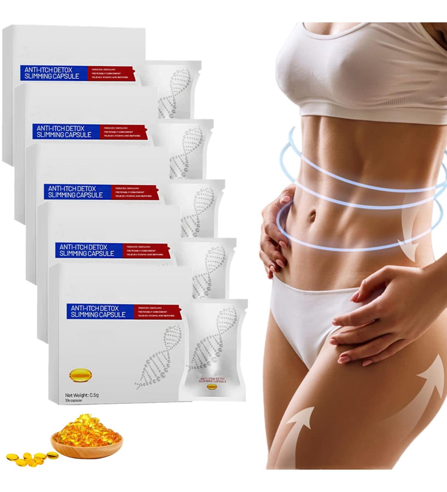 MiNGQIU Soothe&Slim Anti-Itch Detox Slimming Capsule Slimming & Firming Repair & Pink and Tender Natural Capsules Tightens and Removes Odor (50PCS) - Buy Online on GoSupps.com