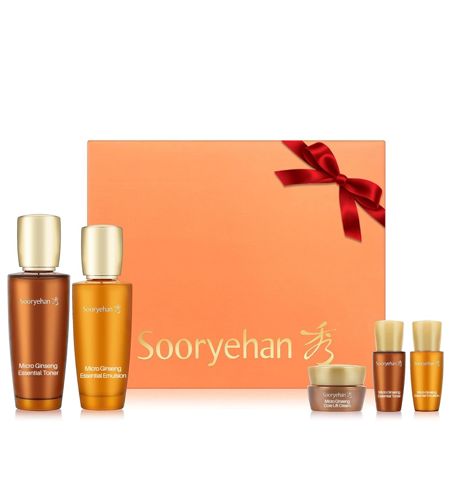 SOORYEHAN Micro Ginseng Essential Skincare Set - Anti-Aging Hydration & Elasticity | 540 ml - Buy Online on GoSupps.com