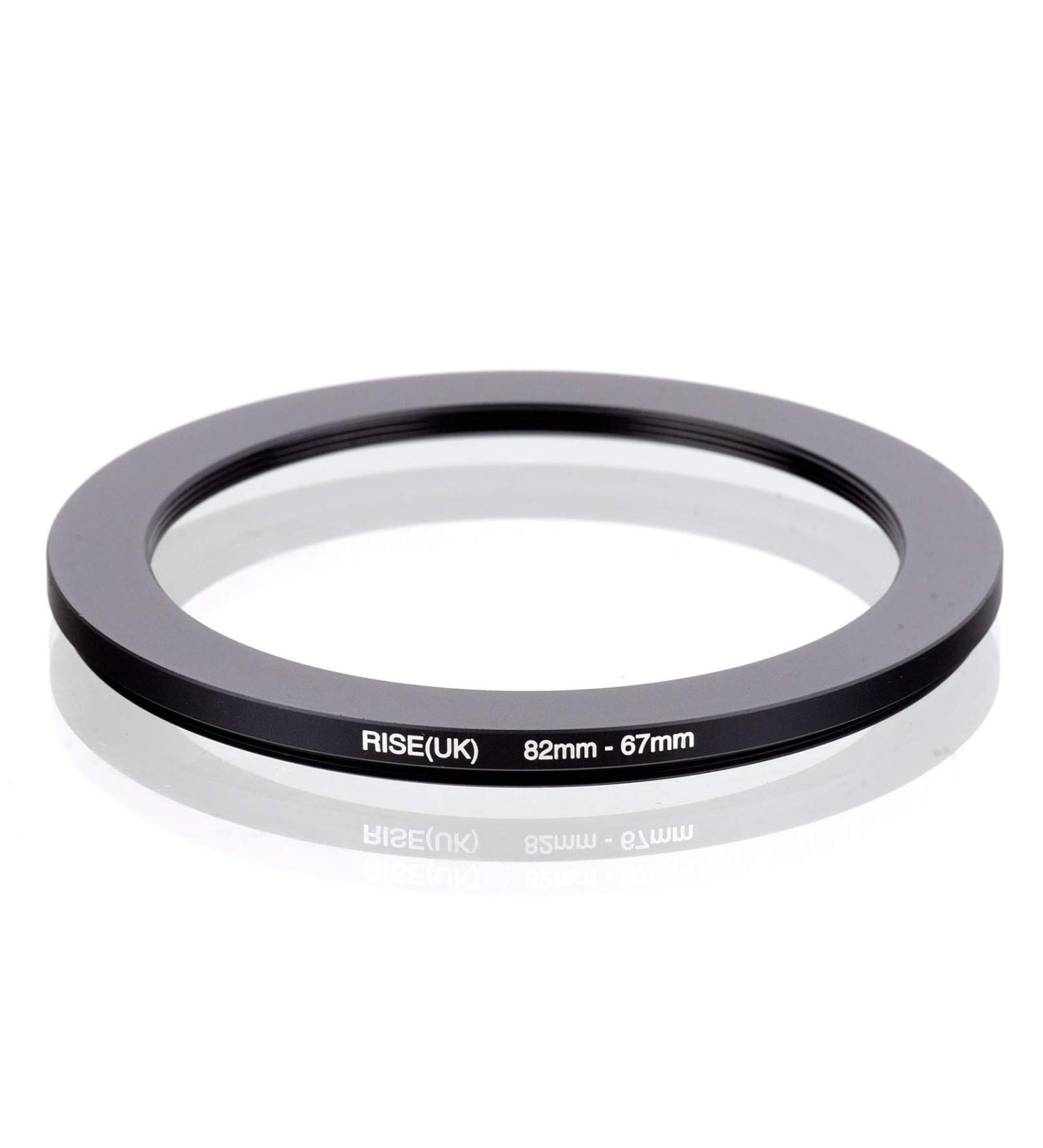 Rise(UK) 82-67mm Step Down Filter Ring Adapter - Compatible with 82-58/62/67/72/77 and 86-77/82 Sizes - Buy Online on GoSupps.com