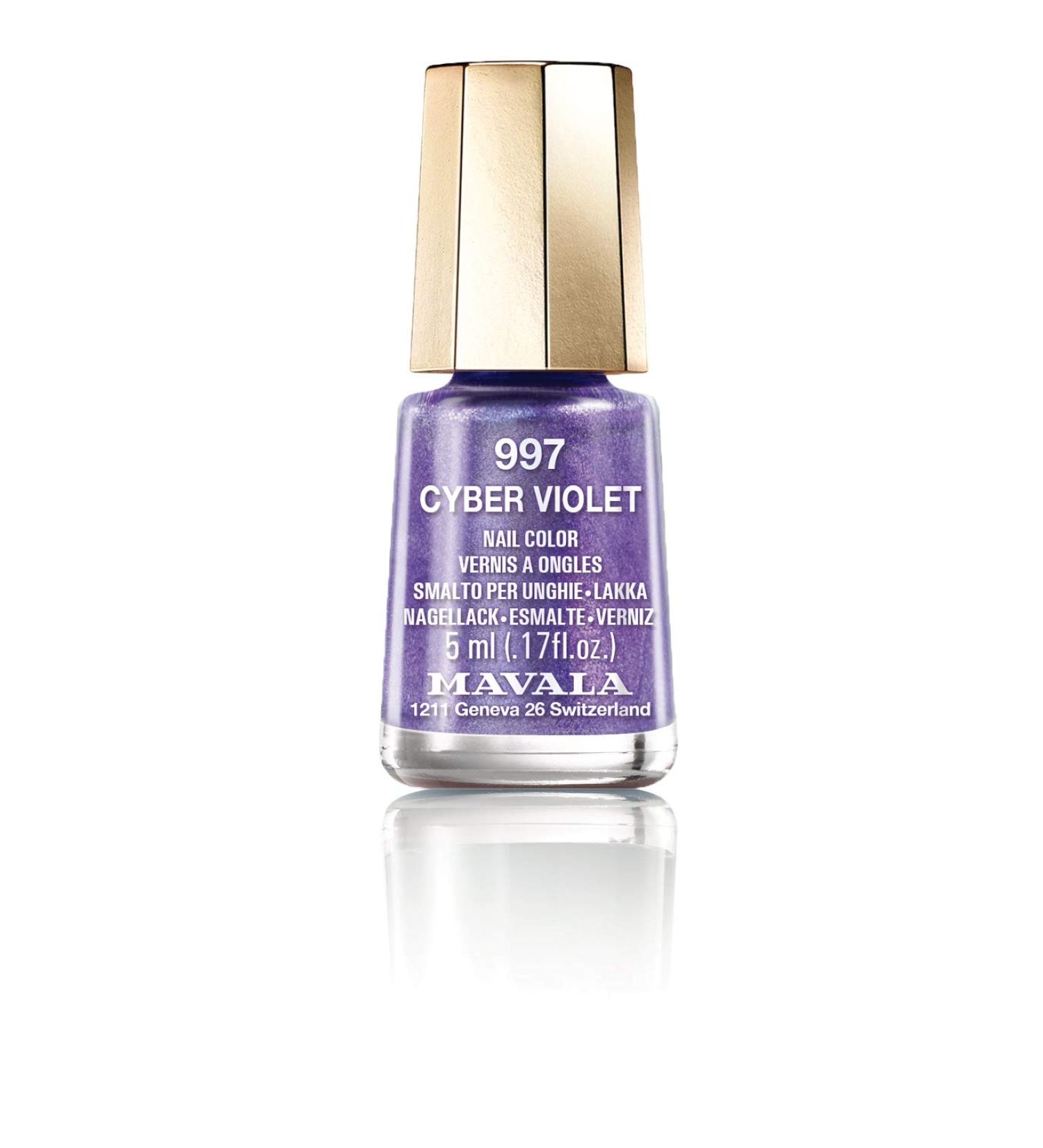 Mavala Mini Color Nail Color Cream 5ml - 997: Cyber Violet