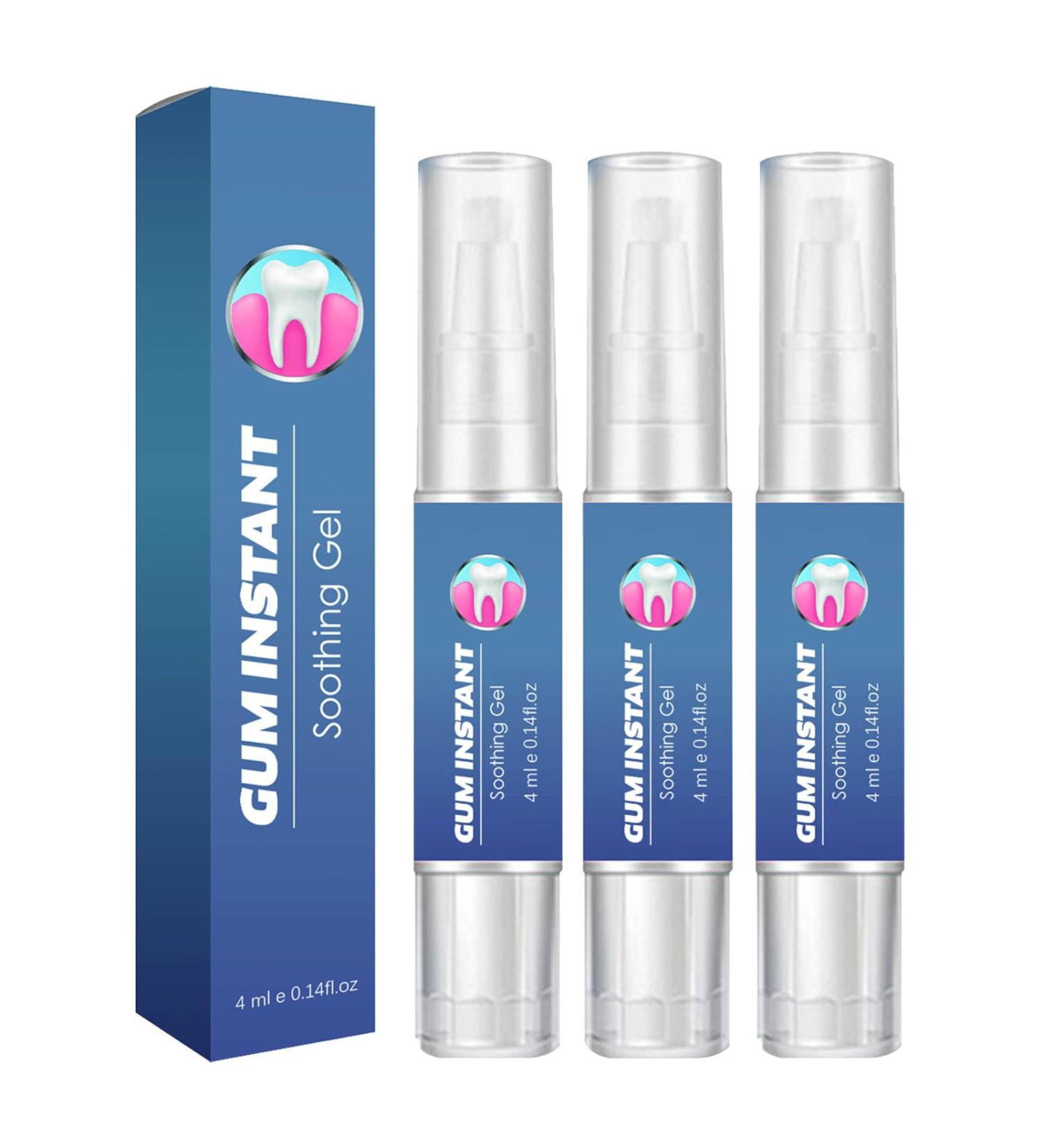 Gum Instant Treatment Gel - 3 PCS | Dentizen Gum Therapy Gel for Effective Relief | International Shipping Available - Buy Online on GoSupps.com