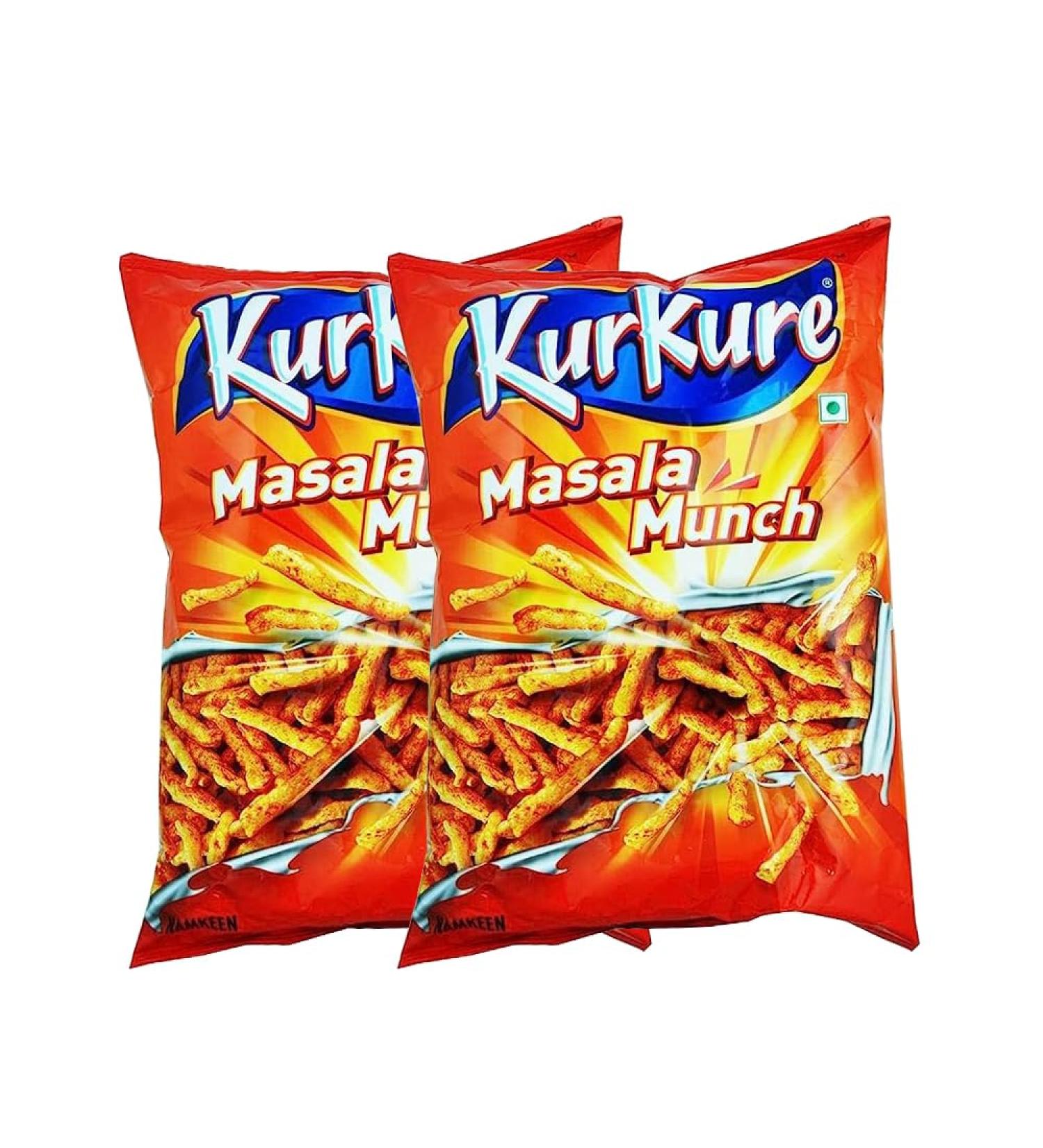 Kurkure | Masala Munch 77G |Tamato |Chilli Chataka | All Flavours |Pack Of 2 | Indian Origin