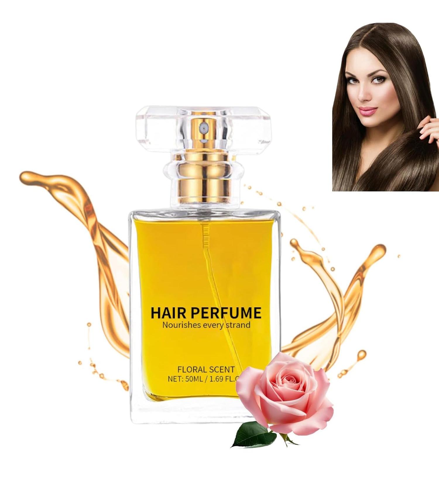 Hair Essential Oils Perfume for Women Hair Perfume For Women Floral Perfume Nourishes Hair Deeply Hydrates and Moisturizes Hair Long-lasting Fragrance 50ml/1.69 fl oz - Buy Online on GoSupps.com