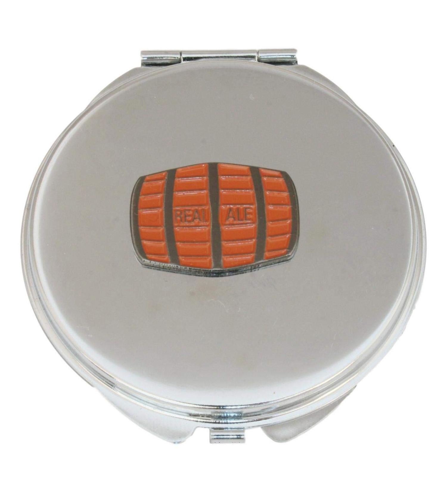 Real Ale Barrel Compact Mirror Handbag Gift With Free Engraving 548 - Buy Online on GoSupps.com