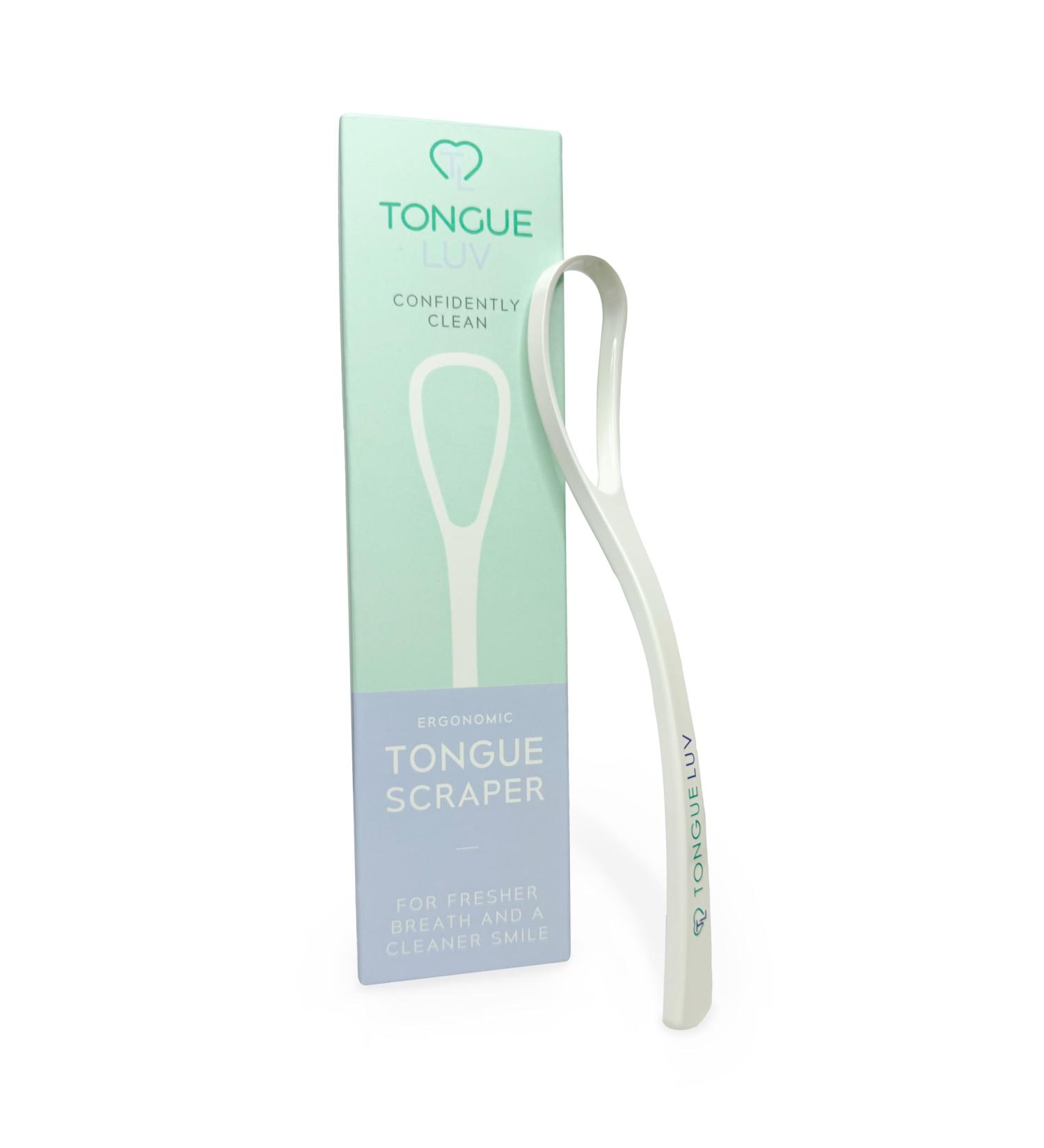 Ergonomic Tongue Scraper - Dentist-Approved Oral Care Tool for Adults | Gentle & Stylish Tongue Cleaner for Optimal Dental Hygiene - Buy Online on GoSupps.com