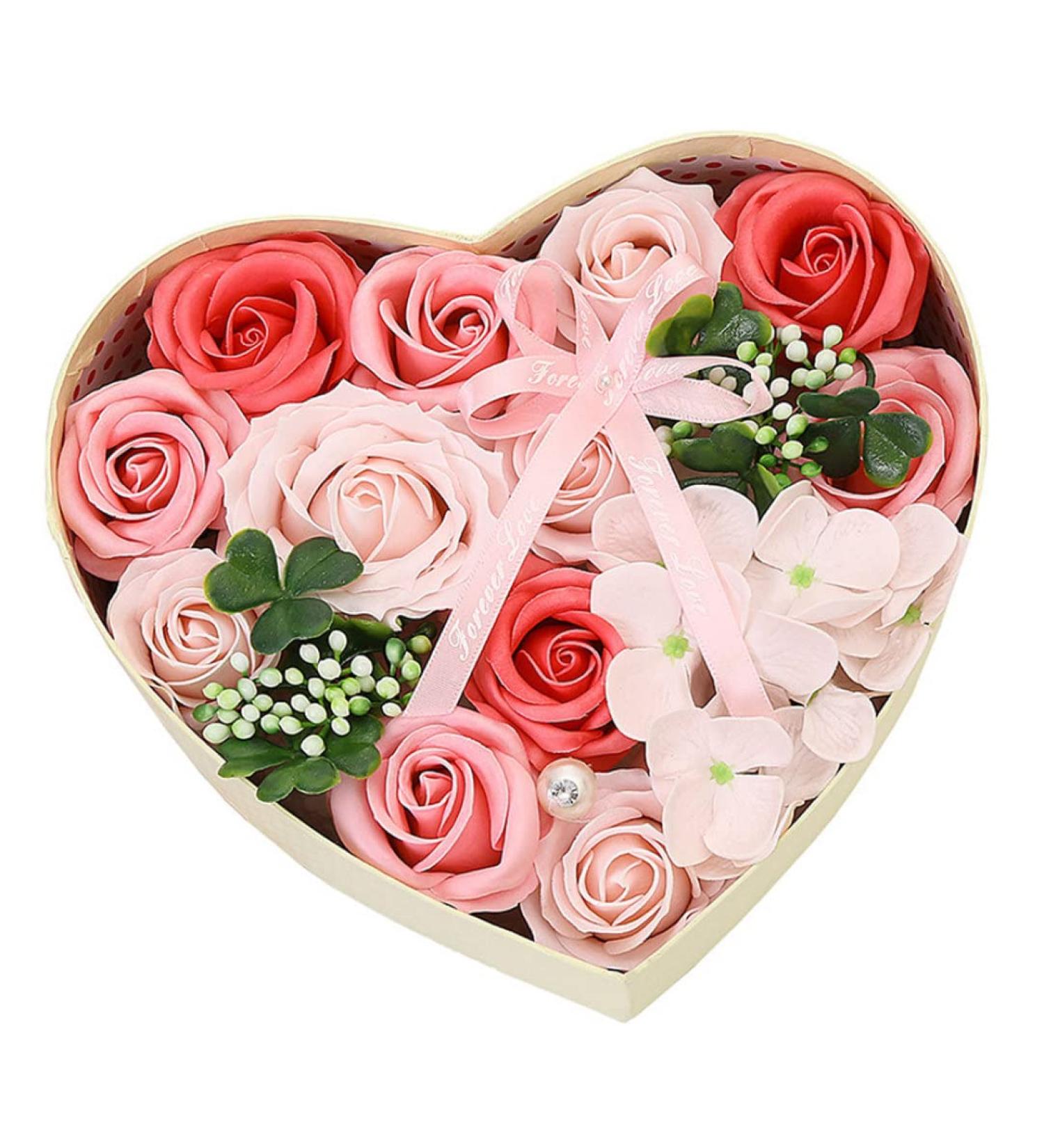 Rose Flower Soap Bouquet - Floral Scented Bath Soap for Valentines Day - Buy Online on GoSupps.com
