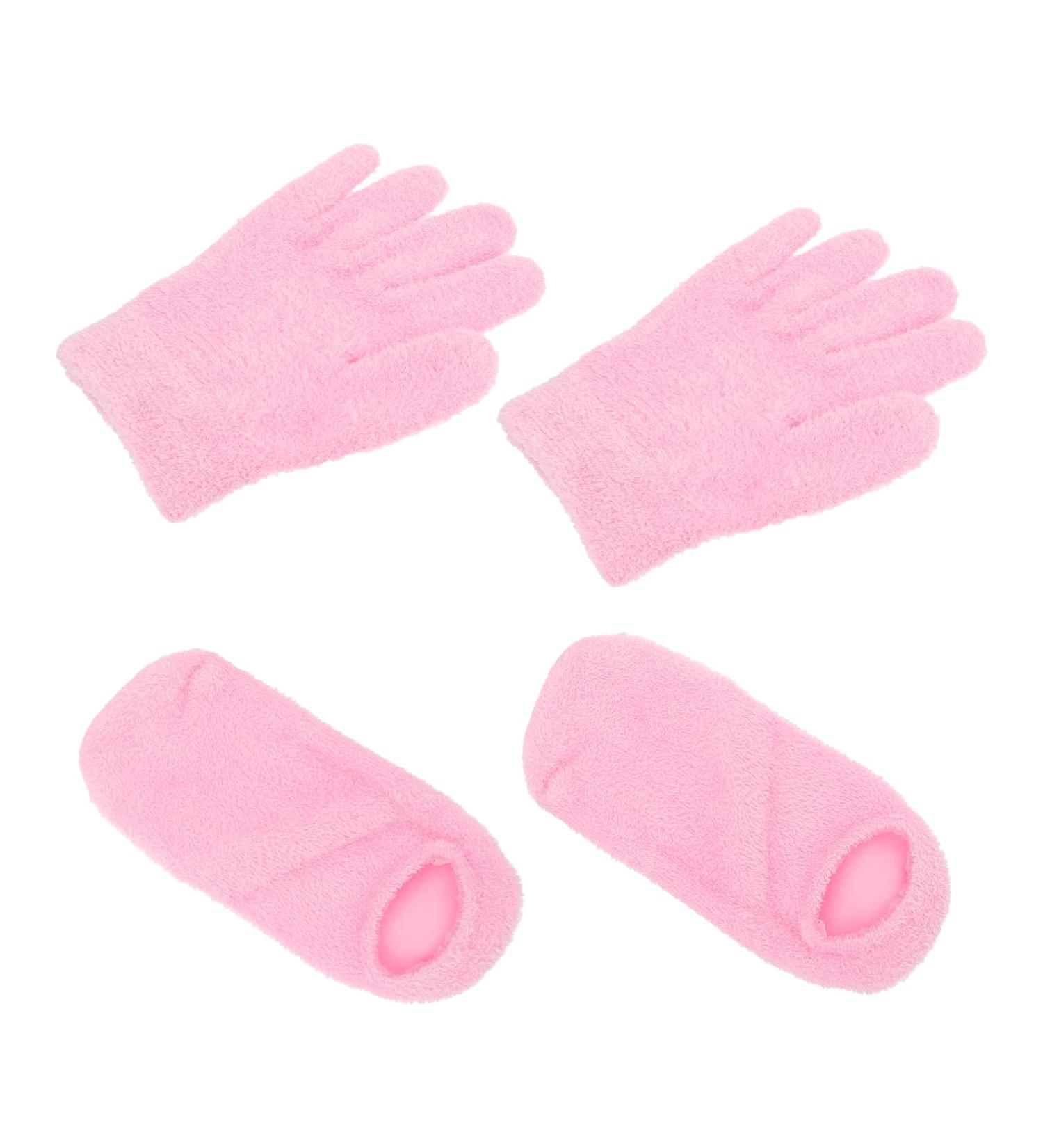 FOMIYES 2 Pairs Gel Care Kit Spa Socks for Cracked Feet Hand Moisture Gloves Hands Beauty Masks Gloves Women Spa Gloves Hand Gloves Miss Moisturizing Yarn Accessories - Buy Online on GoSupps.com