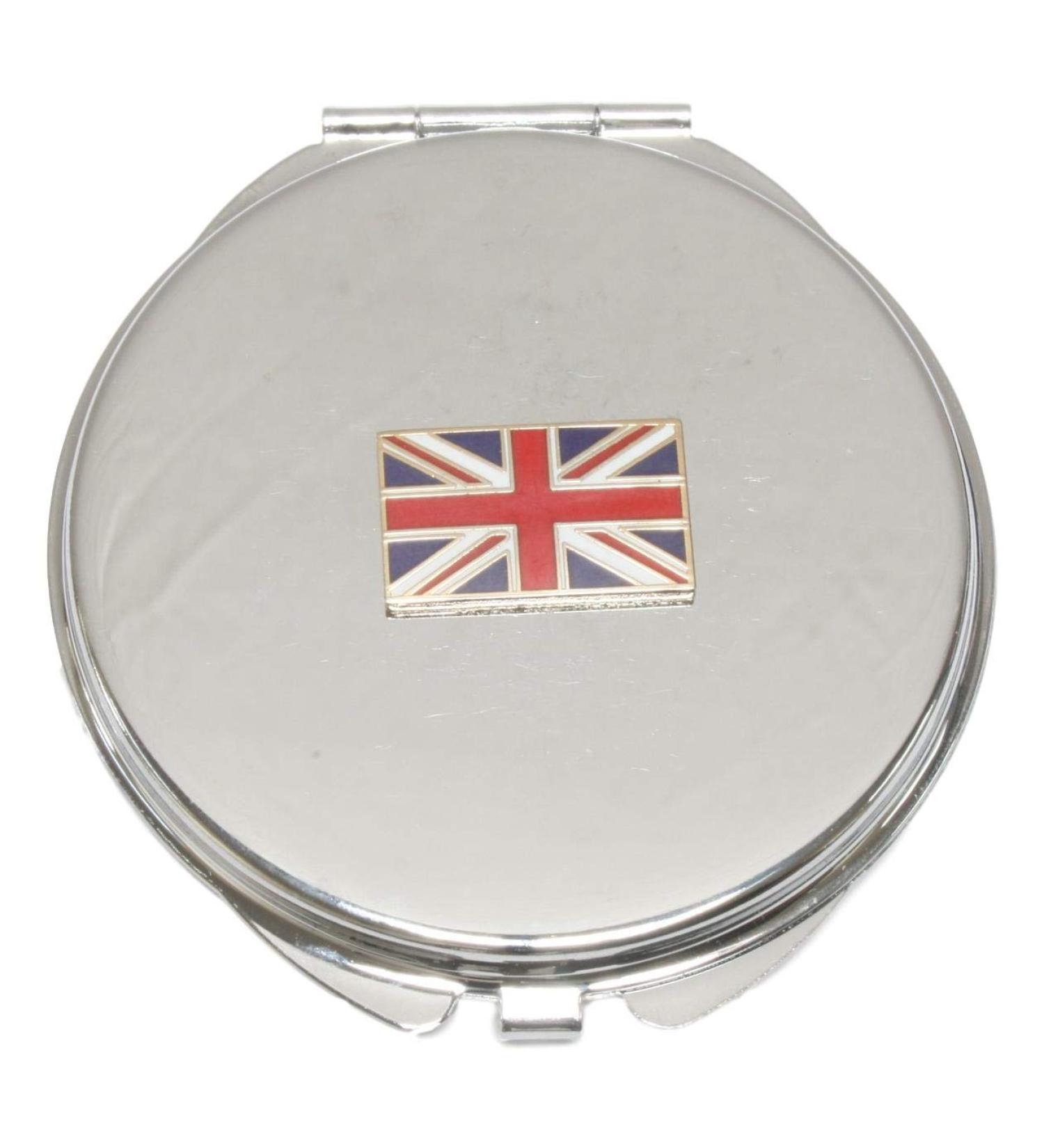 Union Jack Compact Mirror Handbag Gift With Free Engraving 383 - Buy Online on GoSupps.com