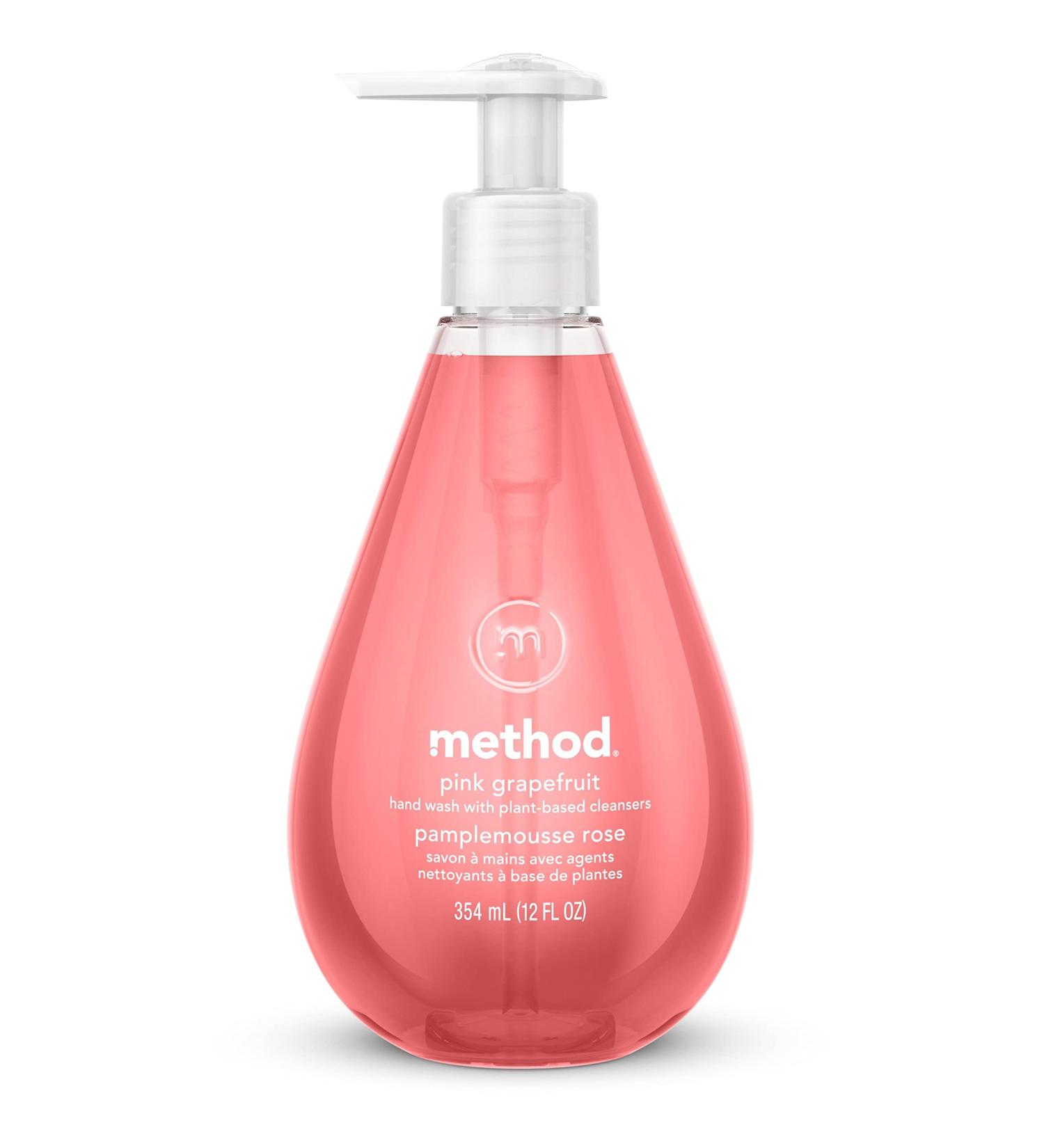 Method Gel Hand Wash - Pink Grapefruit, Biodegradable Formula - 12 fl oz (1 Pack) - Buy Online on GoSupps.com