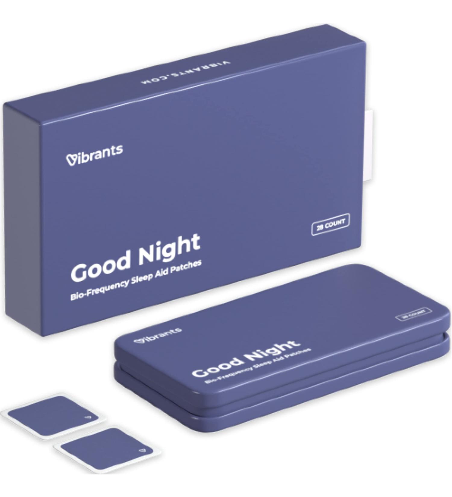 Vibrants Natural Sleep Aid Patches - Bio-Frequency Sleep Aids for Adults & Kids - Restore Your Sleep Cycle - 28 Count - Buy Online on GoSupps.com