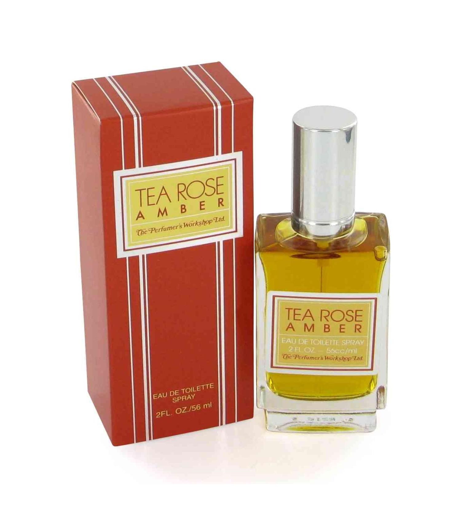 Tea Rose Amber By Perfumers Workshop For Women Eau De Toilette Spray 2-Ounce Bottle