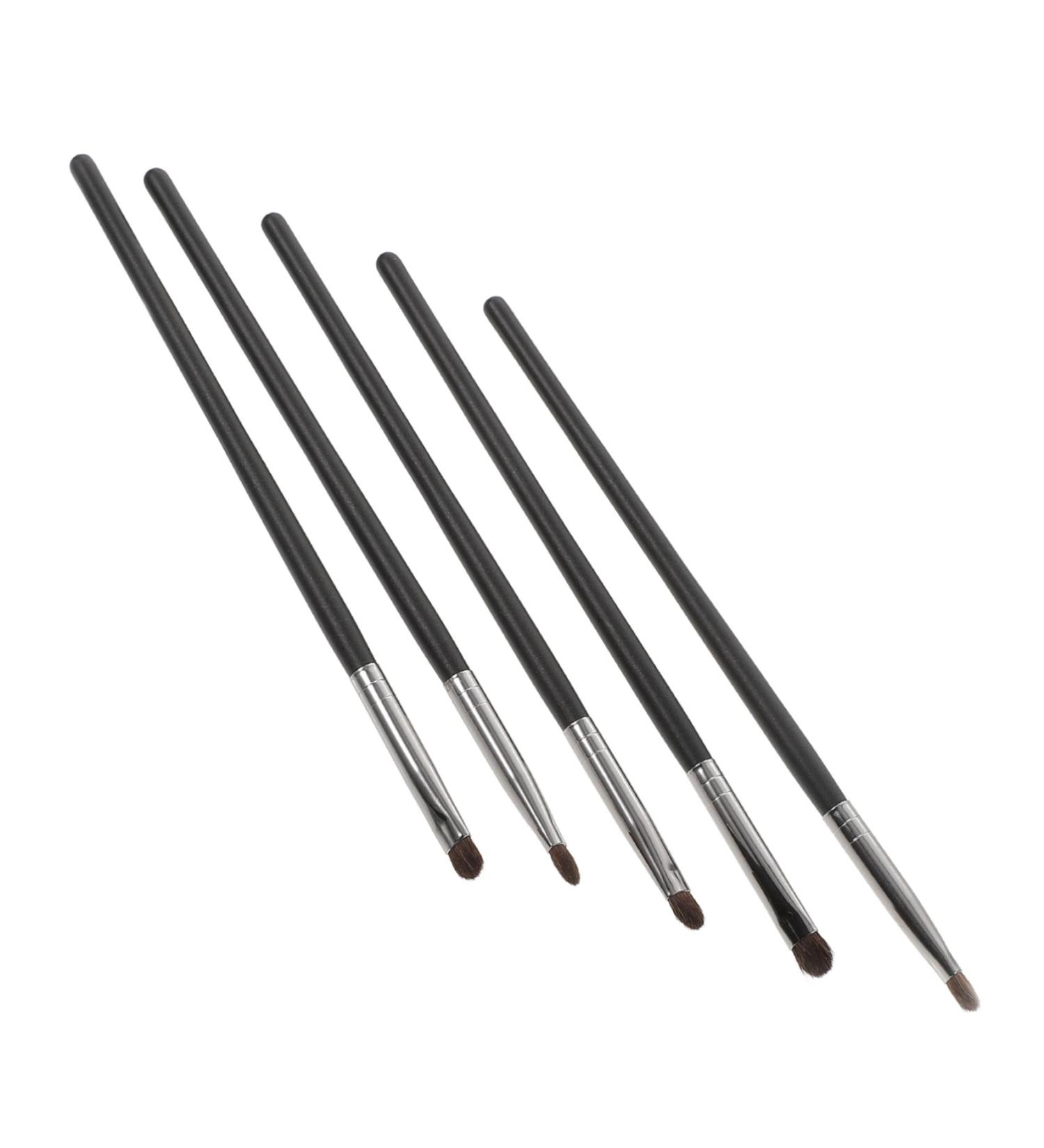 NOLITOY 5pcs Eye Shadow Brush Makeup Brush Eyeshadow Face Eye Tool Brush Cosmetic Brush Wooden Handle Girl - Buy Online on GoSupps.com