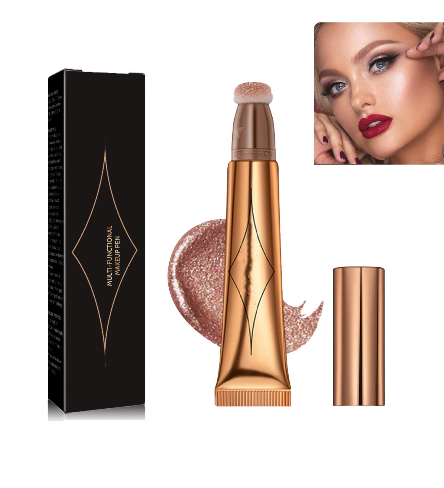 Liquid Beauty Stick for Contours Beauty Highlighter Liquid Touch Highlighter with Applicator Cushion Liquid Contour Highlighter Beauty Wand Bronze Makeup Stick - Buy Online on GoSupps.com