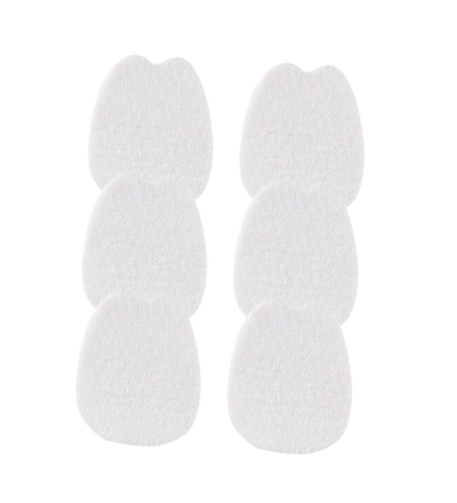 Mobestech 6 Sheets Tongue Sticker Corn Removers Metatarsal Support Lint Forefoot Mat High Heel Cushion Pad High Heel Insert Half Sole Pads Flannel White Sports Shoes Sticker - Buy Online on GoSupps.com