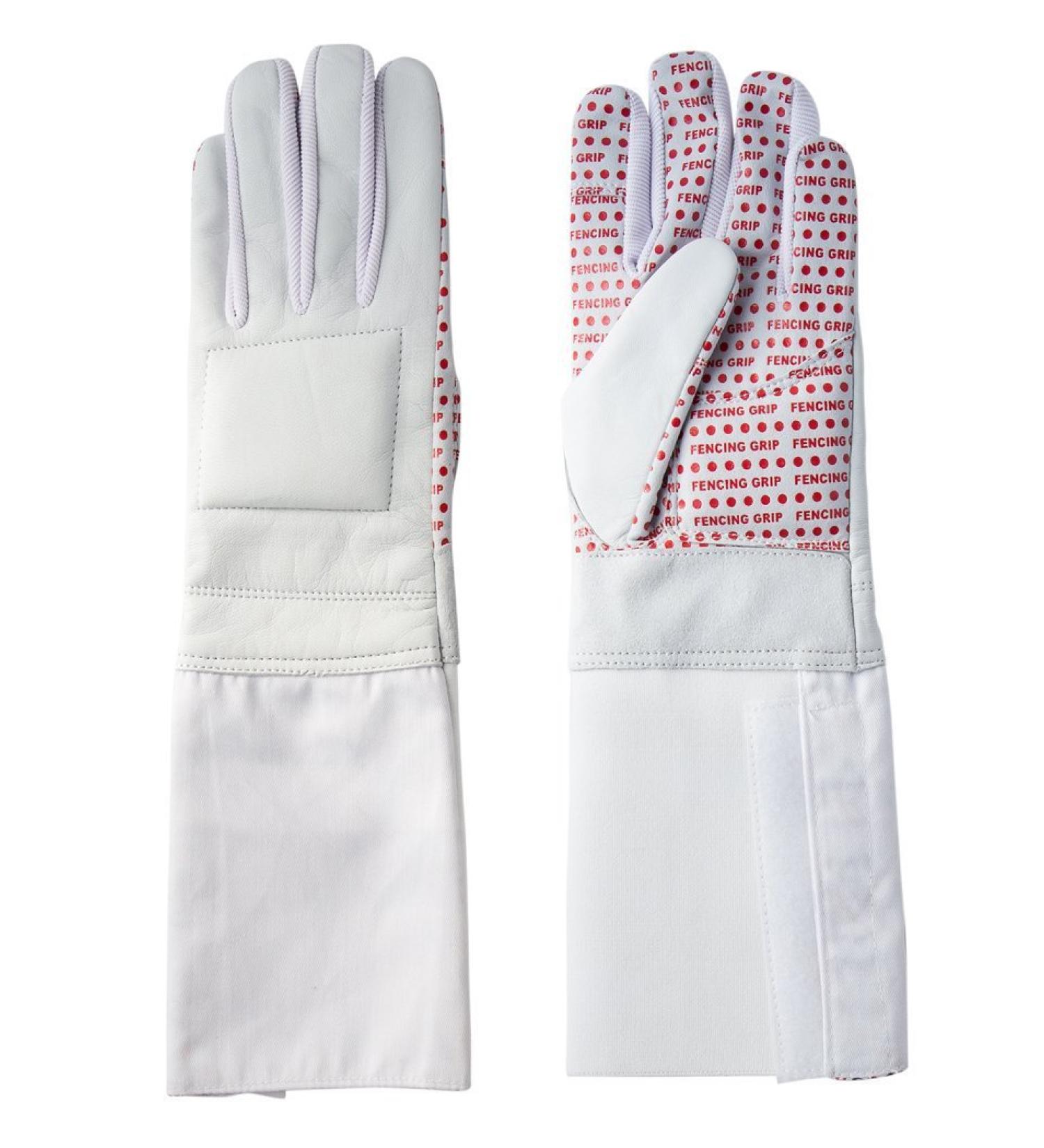 Pro-Style Dual Layer Padded Fencing Glove - Washable with Anti-Slip Coating | FIE Approved Right Hand Glove - White Large - Buy Online on GoSupps.com
