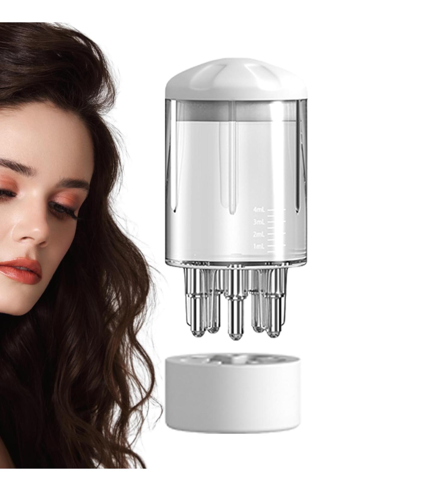 Zunishaone Scalp Oil Applicator Hair Proposal Bottle hair care bottle with integrated massage tools for hydration and daily maintenance white - Buy Online on GoSupps.com