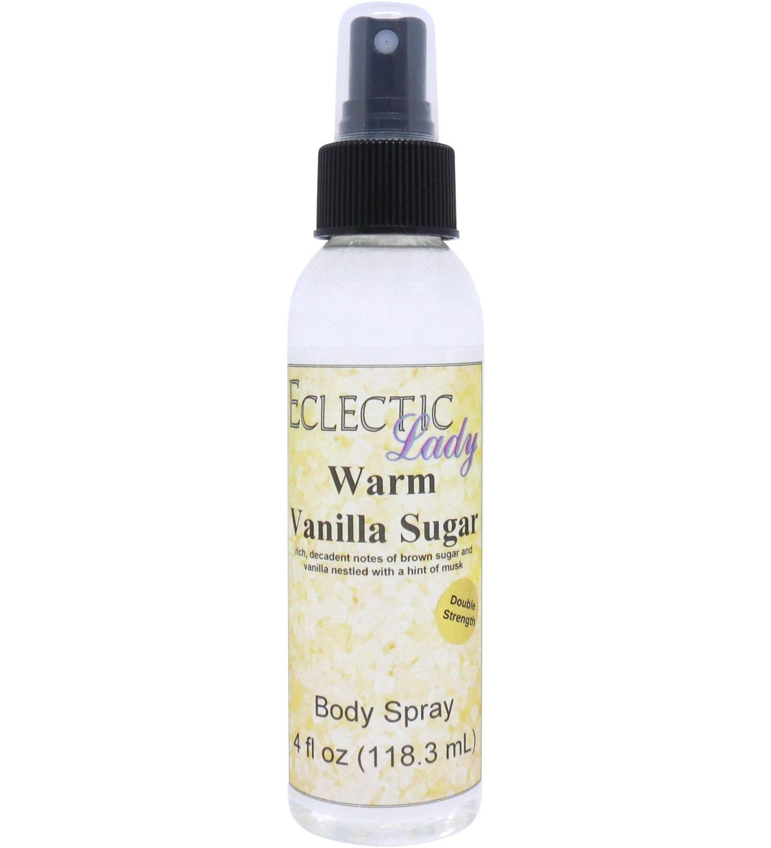 Warm Vanilla Sugar Body Spray Body Mist for Women with Clean Light & Gentle Fragrance Long Lasting Perfume with Comforting Scent for Men & Women Cologne with Soft Subtle Aroma For Daily Use Double Strength 4 Fluid Ounces - Buy Online on GoSupps.com