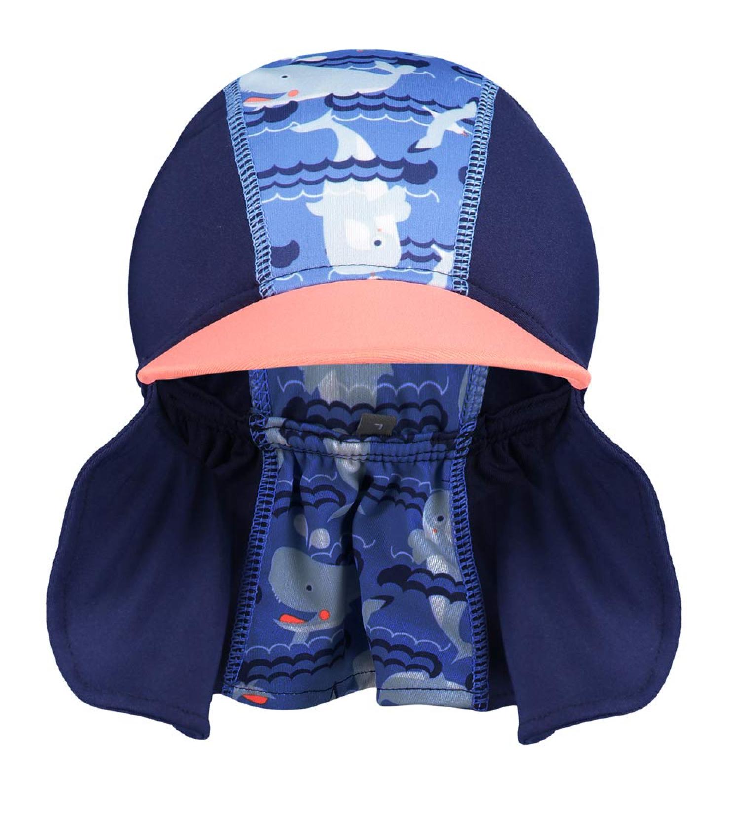 Pop-in Peaked Sun Hat 2XL Whale - UV Protection for Maximum Coverage - Buy Online on GoSupps.com