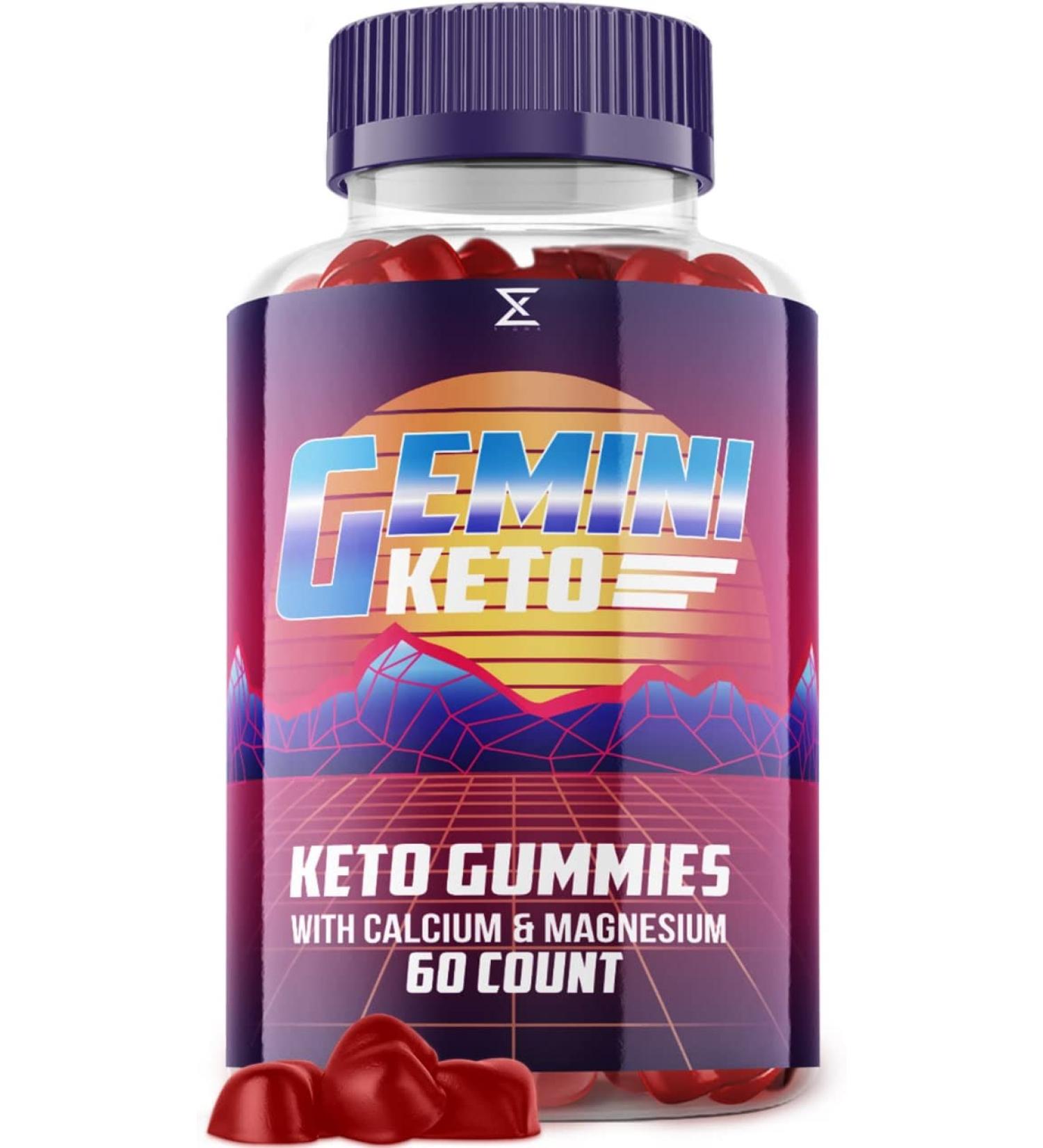 Gemini Keto Gummies - ACV Weight Loss Supplement (60 Gummies) - Buy Online on GoSupps.com