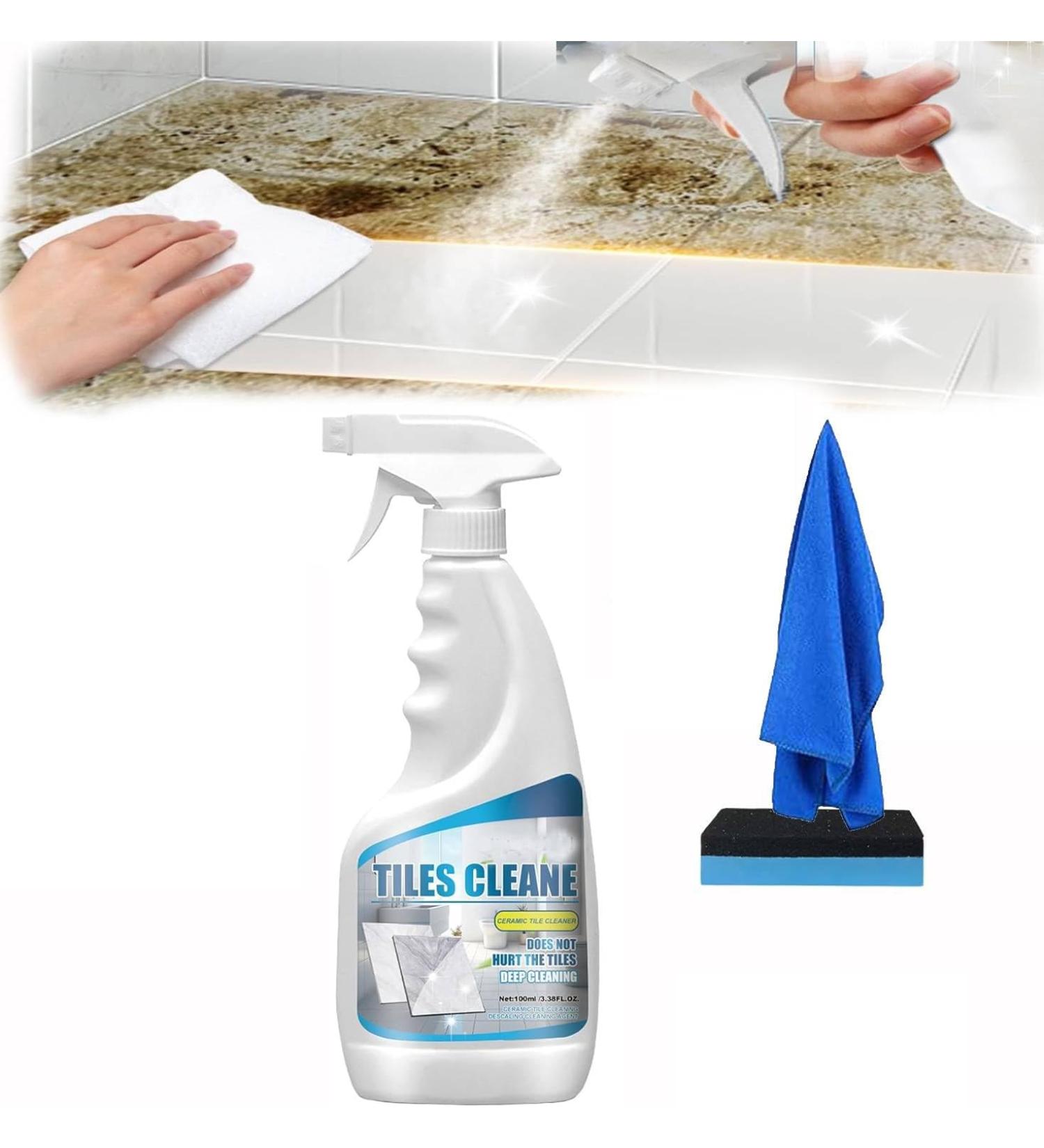 Tile Grout Cleaner Sprayer Stone Stain Remover Cleaner Splash Toilet Cleaner Marble Stone Cleaner Polishes Multifunction Bathroom Descaler Cleaner (1pcs) - Buy Online on GoSupps.com