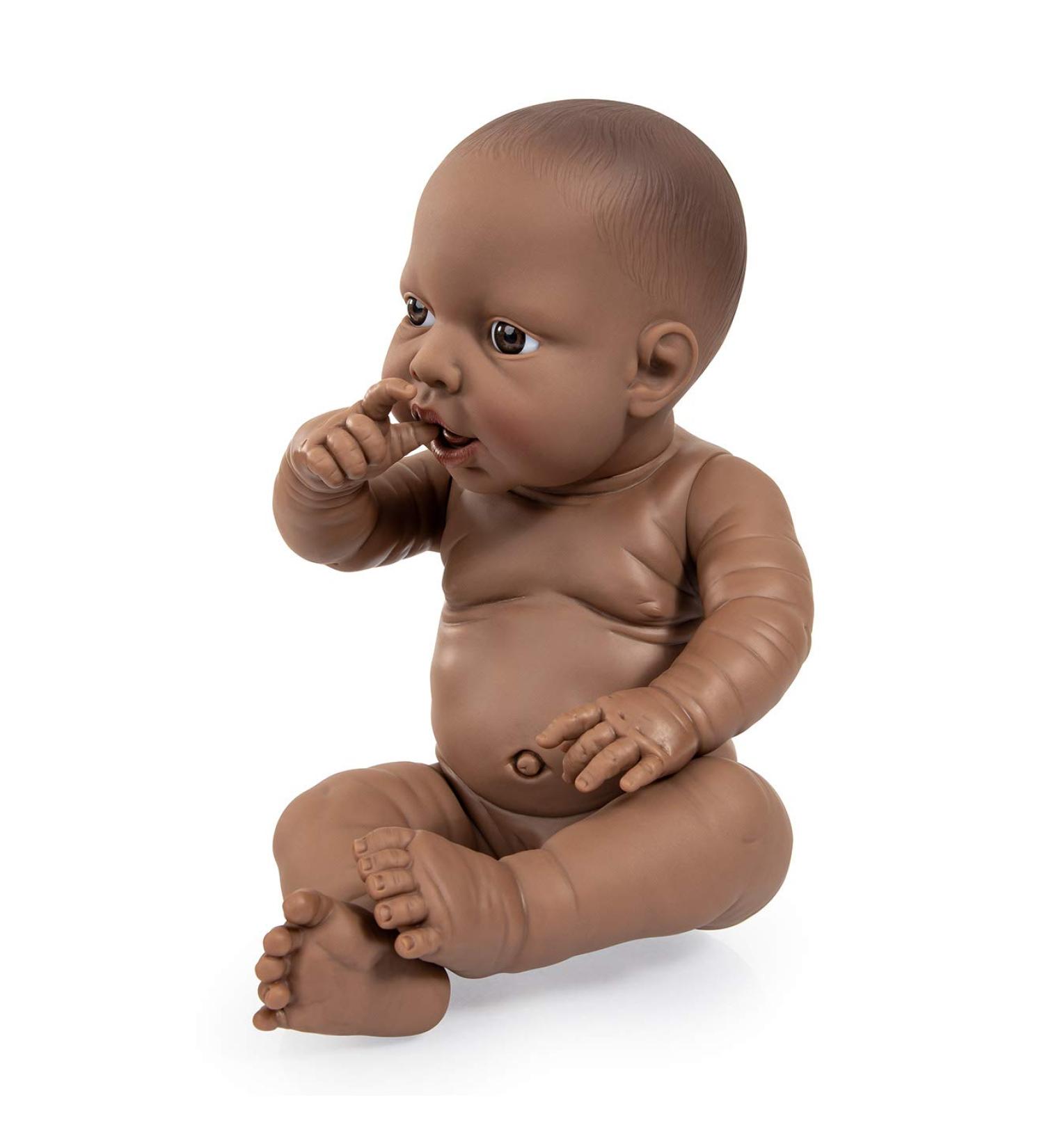 Bayer Design 94200AB Lifelike Newborn Baby Doll Boy - Realistic 42 cm Dark-Skinned Doll for Kids | International Shipping Available - Buy Online on GoSupps.com